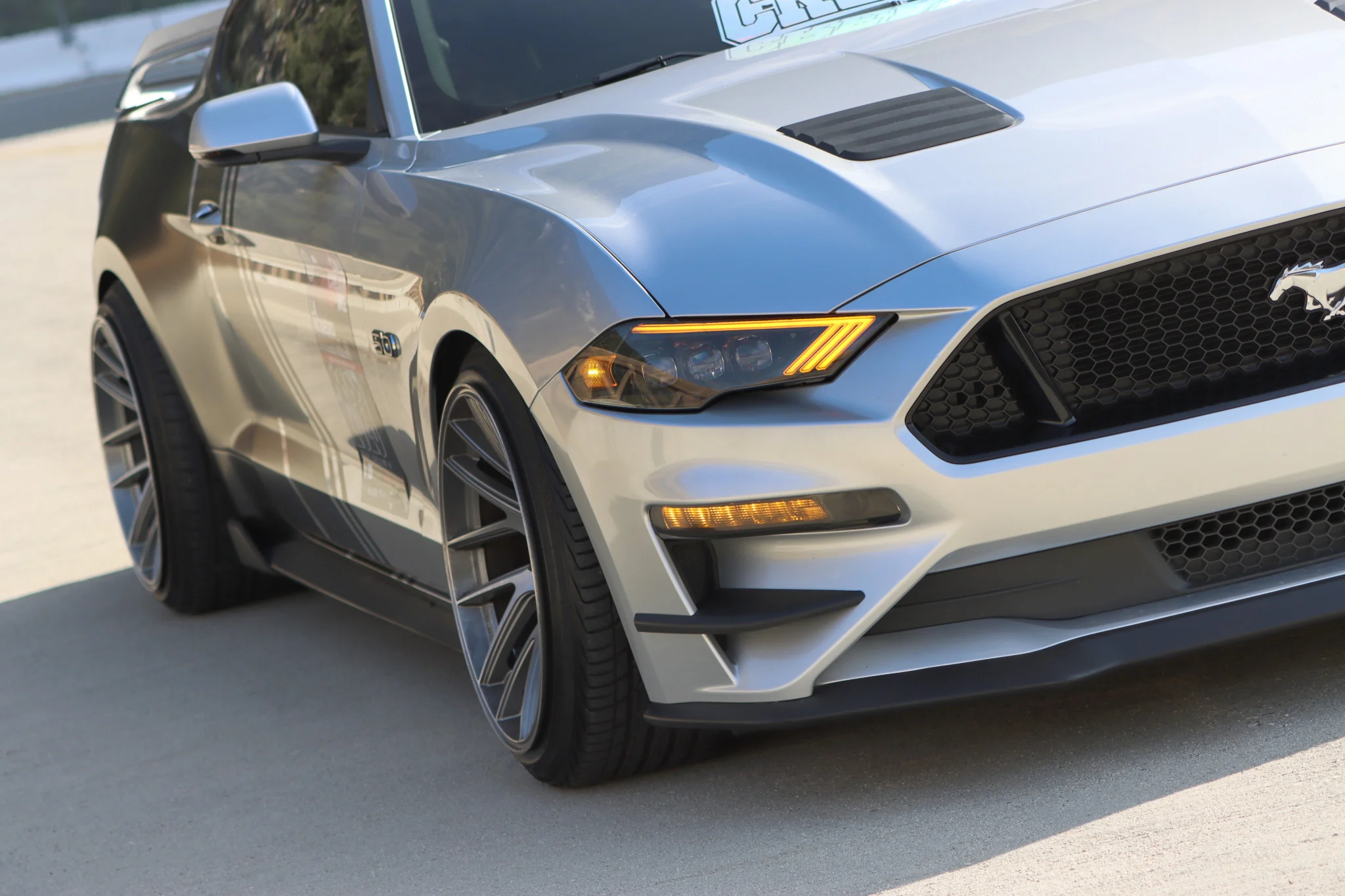 AlphaRex LED Projector Headlights Ford Mustang (18-22) S550 [3D Ice-Cube LED - NOVA Series w/ DRL] Alpha-Black or Black - Image 19