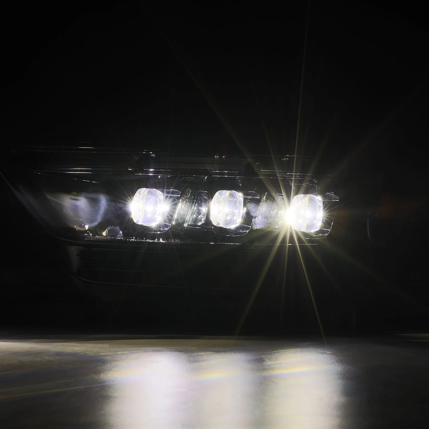 AlphaRex LED Projector Headlights Ford Mustang Shelby GT350 / GT500 (18-20) S550 [3D Ice-Cube LED - NOVA Series w/ DRL] Alpha-Black or Black - Image 22