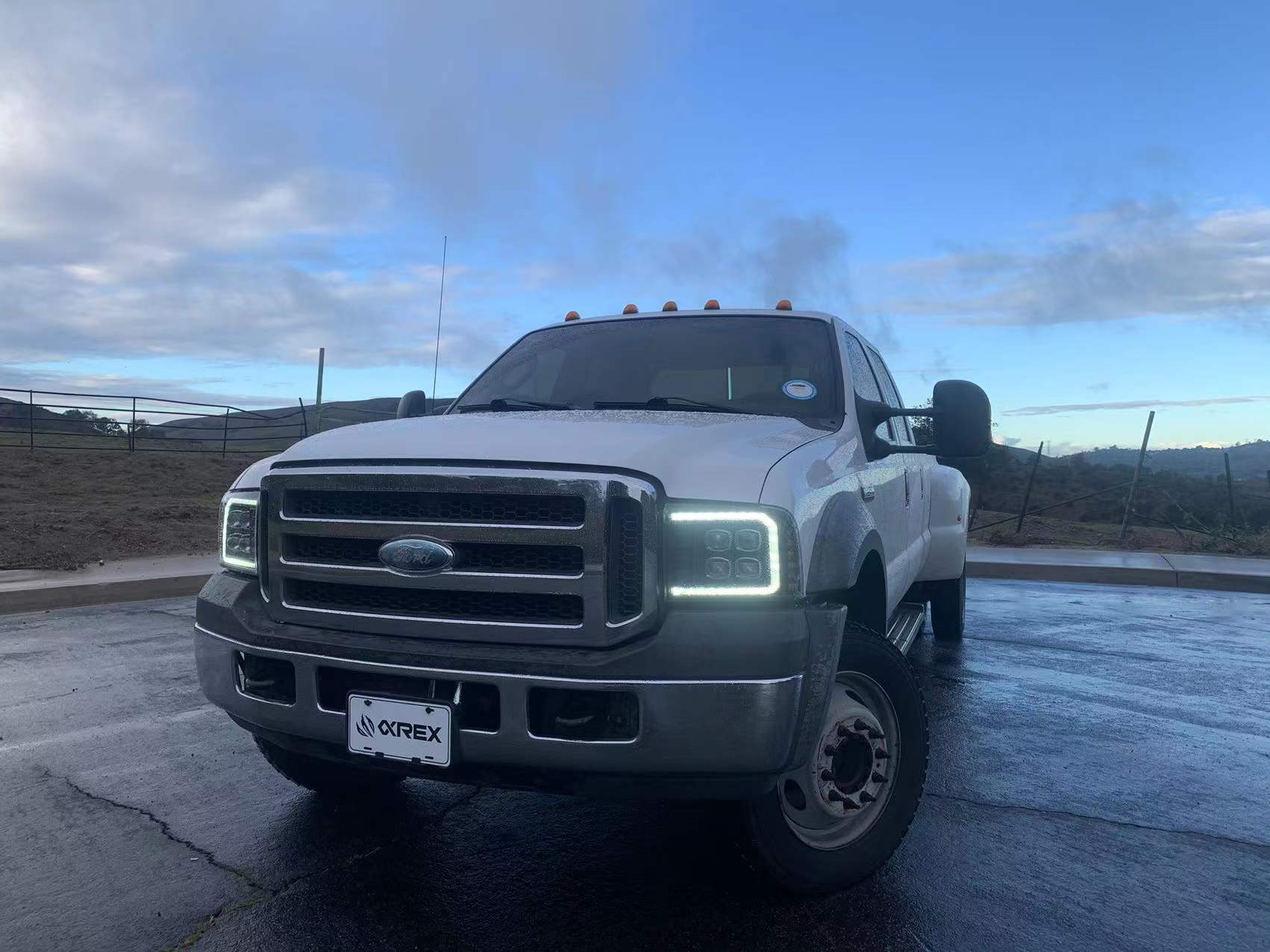 AlphaRex LED Projector Headlights Ford Super Duty (05-07) [3D Ice-Cube LED - NOVA Series w/ DRL] Alpha-Black or Black - Image 11