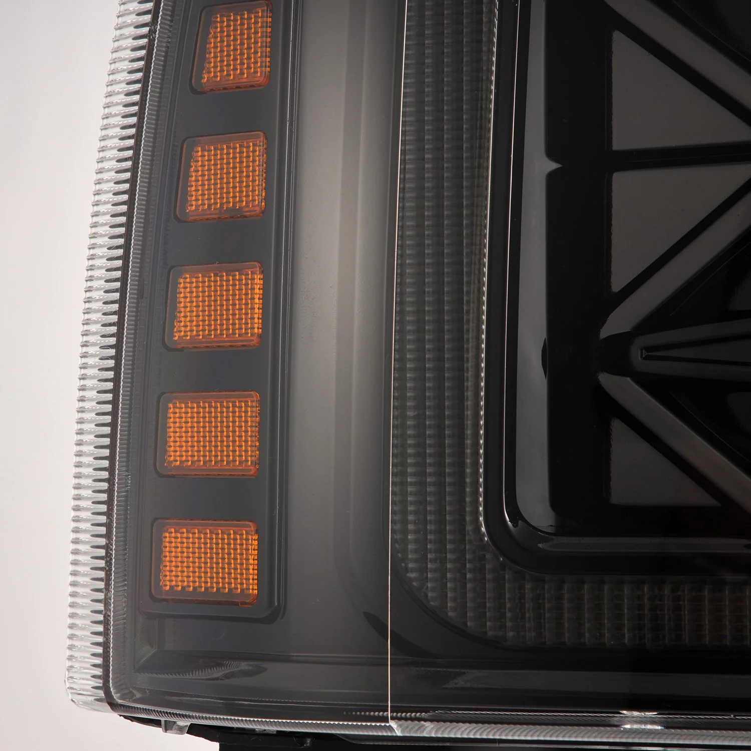 AlphaRex LED Projector Headlights Ford Super Duty (05-07) [LUXX Series - DRL Light Tube] Black or Alpha-Black - Image 2