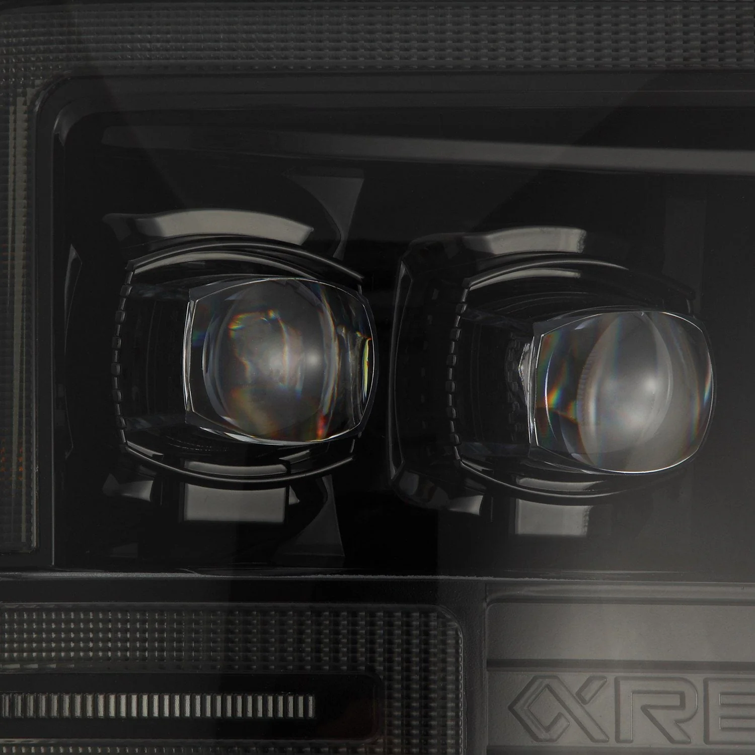 AlphaRex LED Projector Headlights Ford Super Duty (08-10) [3D Ice-Cube LED - NOVA Series w/ DRL] Alpha-Black or Black - Image 16
