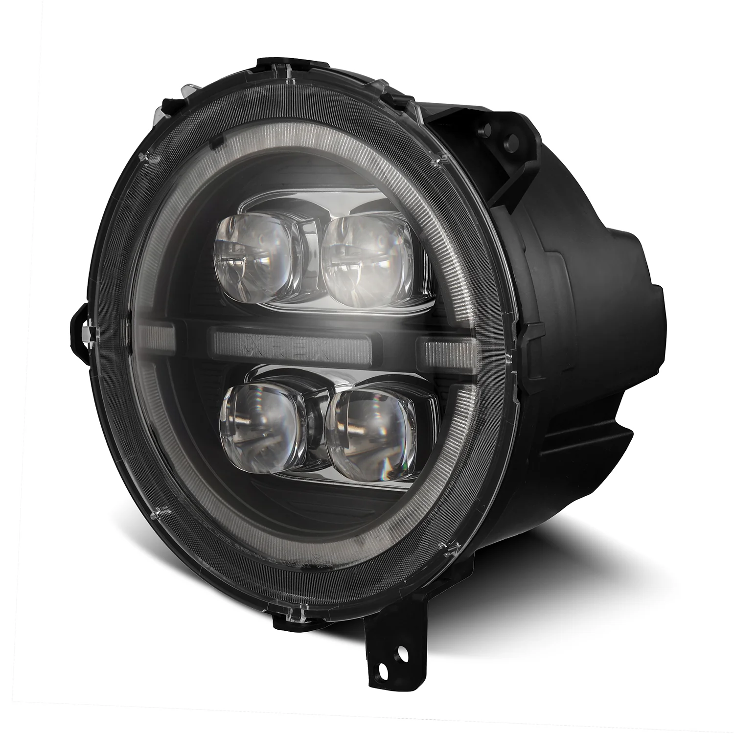 AlphaRex LED Projector Headlights Jeep Wrangler JL (18-23) [3D Ice-Cube LED - NOVA Series w/ DRL] Alpha-Black or Black - Image 12