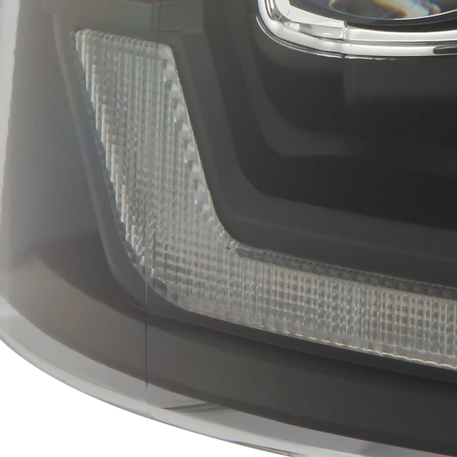 AlphaRex LED Projector Headlights Lincoln Mark LT (06-08) [3D Ice-Cube LED - NOVA Series w/ DRL] Alpha-Black / Black / Chrome - Image 7