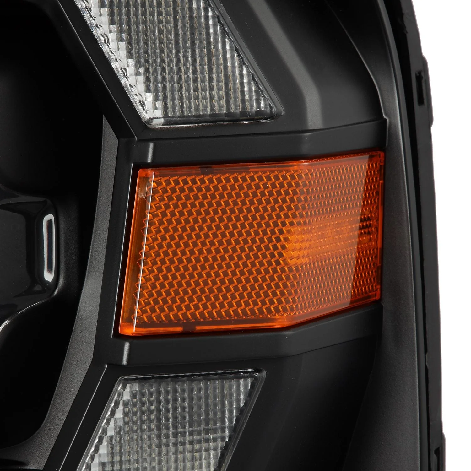 AlphaRex LED Projector Headlights Lincoln Mark LT (06-08) [LUXX Series - DRL Light Tube] Black / Chrome / Alpha-Black - Image 6