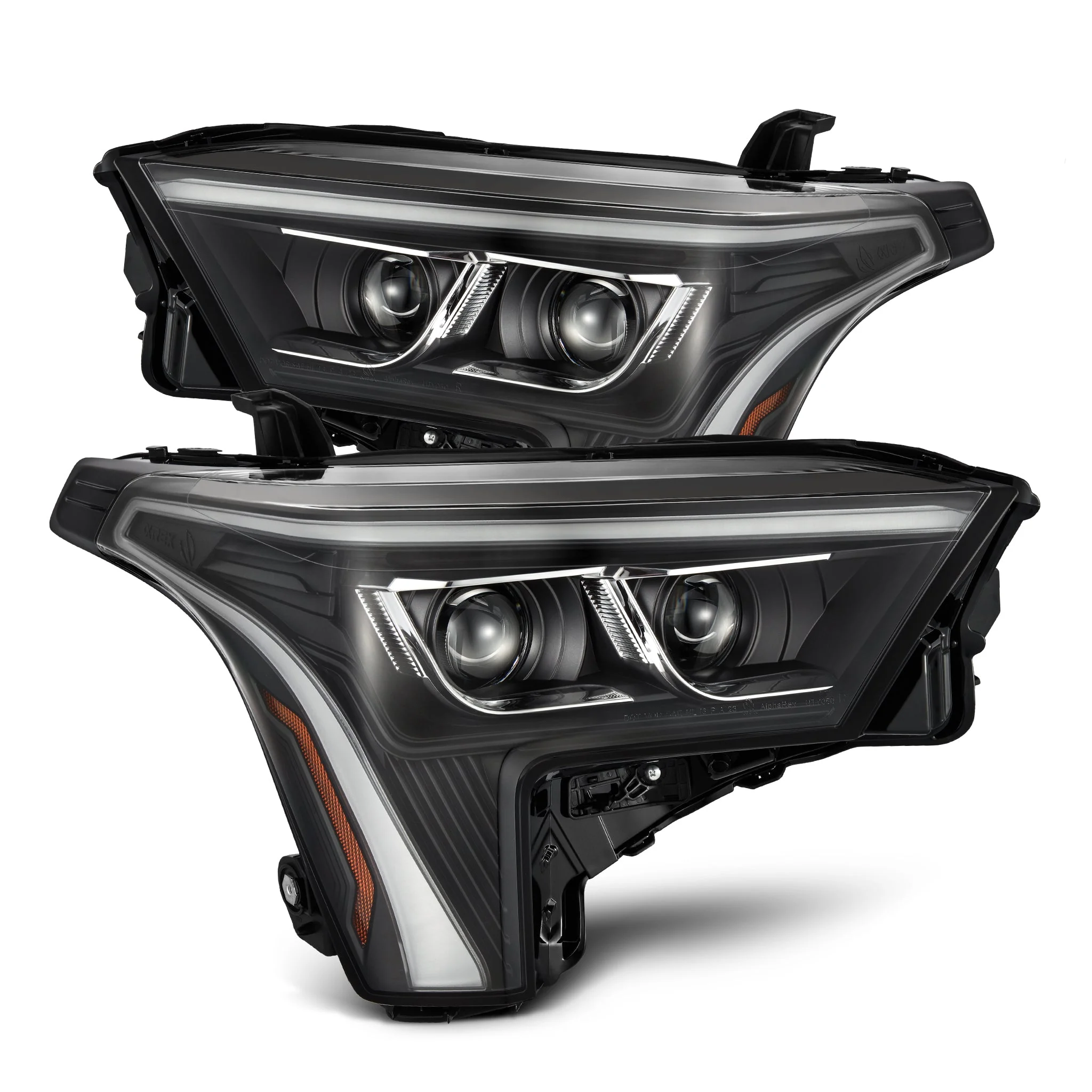 AlphaRex LED Projector Headlights Toyota Sequoia (22-23) [LUXX Series - DRL Light Tube] Alpha-Black or Black - Image 10