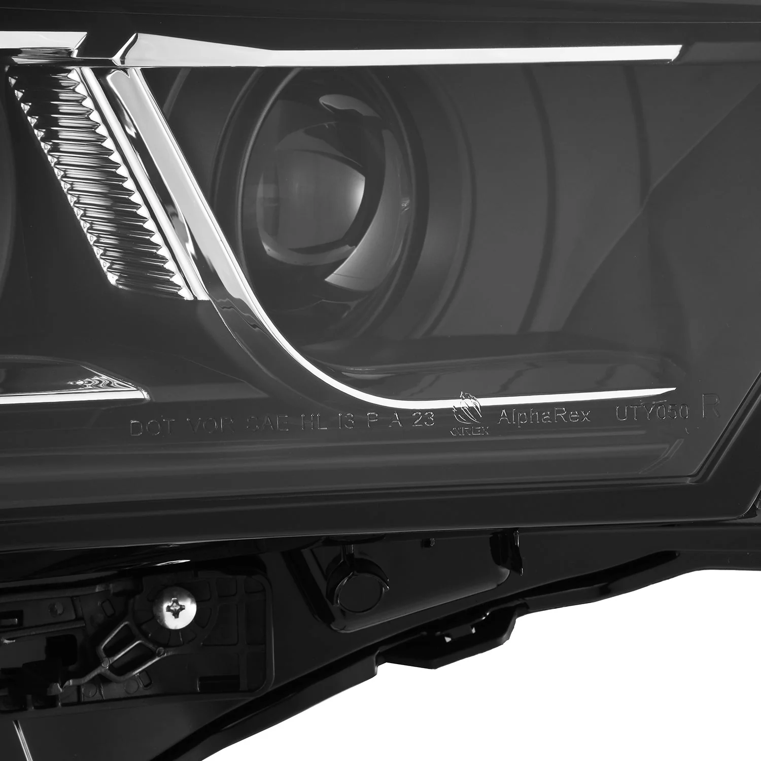 AlphaRex LED Projector Headlights Toyota Sequoia (22-23) [LUXX Series - DRL Light Tube] Alpha-Black or Black - Image 13
