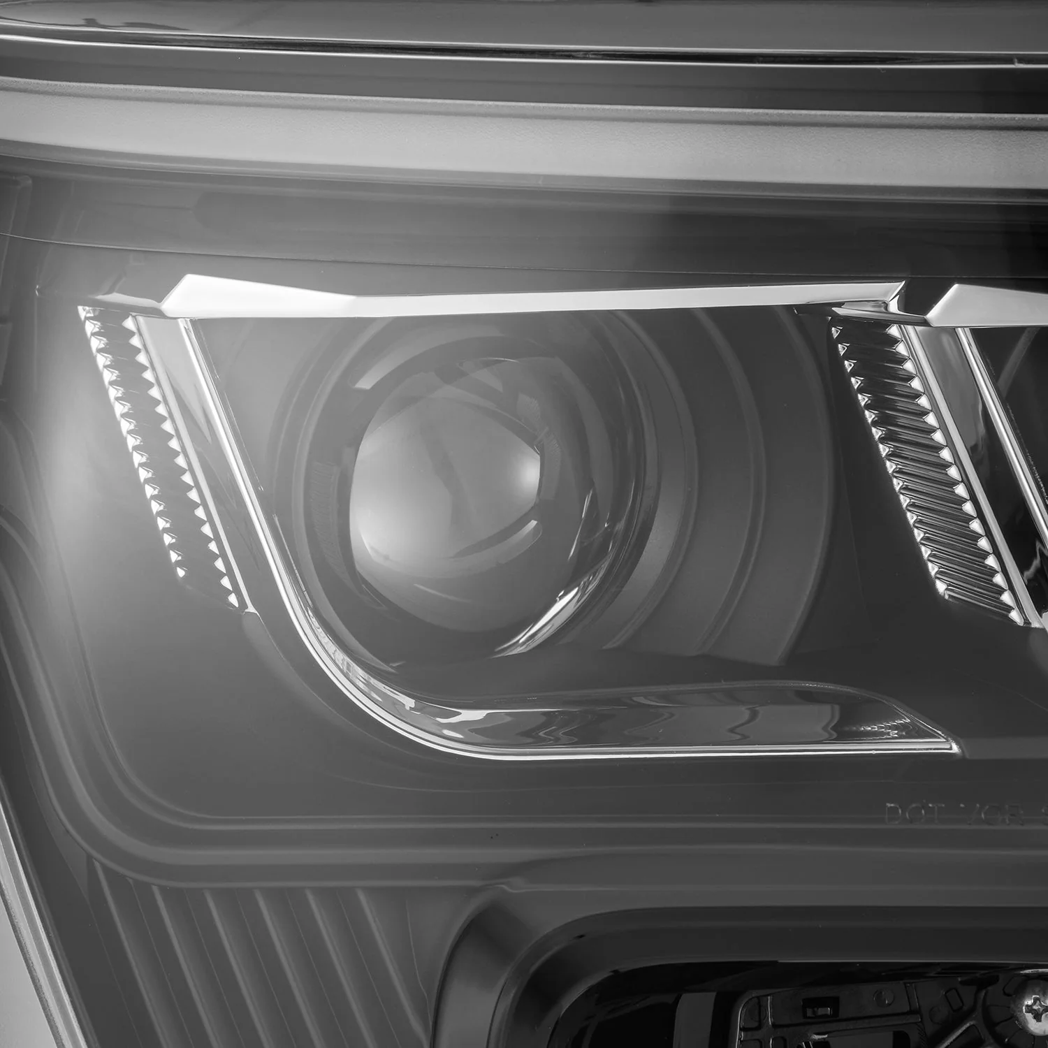 AlphaRex LED Projector Headlights Toyota Sequoia (22-23) [LUXX Series - DRL Light Tube] Alpha-Black or Black - Image 15