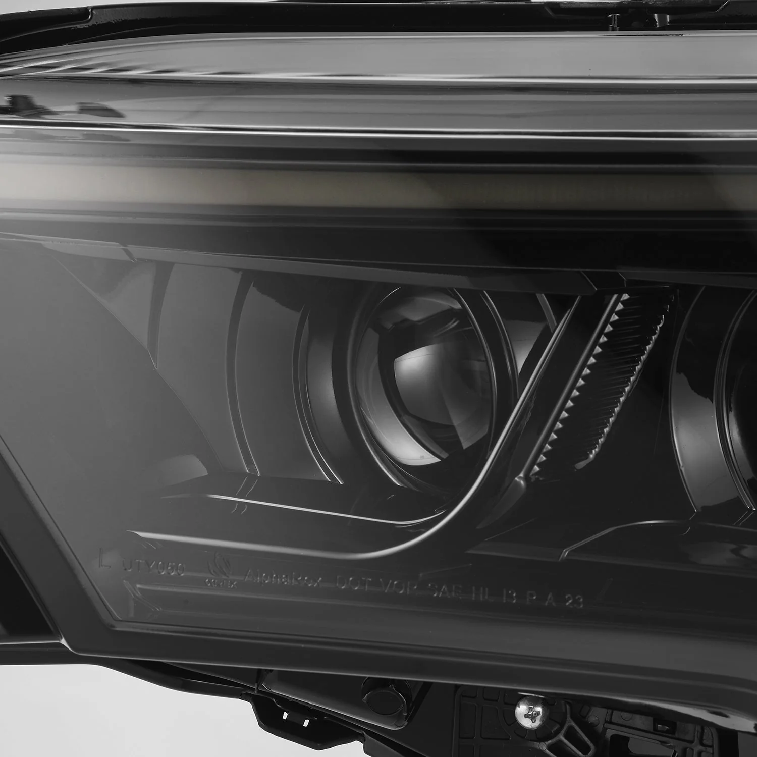 AlphaRex LED Projector Headlights Toyota Sequoia (22-23) [LUXX Series - DRL Light Tube] Alpha-Black or Black - Image 6