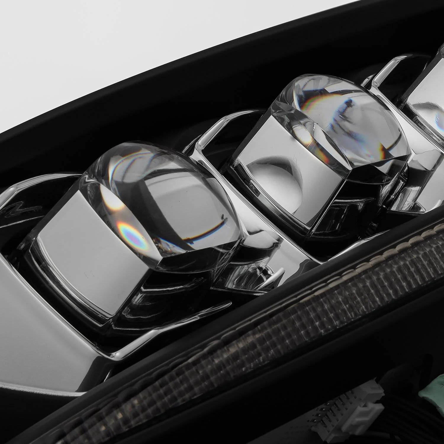AlphaRex LED Projector Headlights Toyota Sienna (11-20) [3D Ice-Cube LED - NOVA Series w/ DRL] Alpha-Black or Black - Image 14