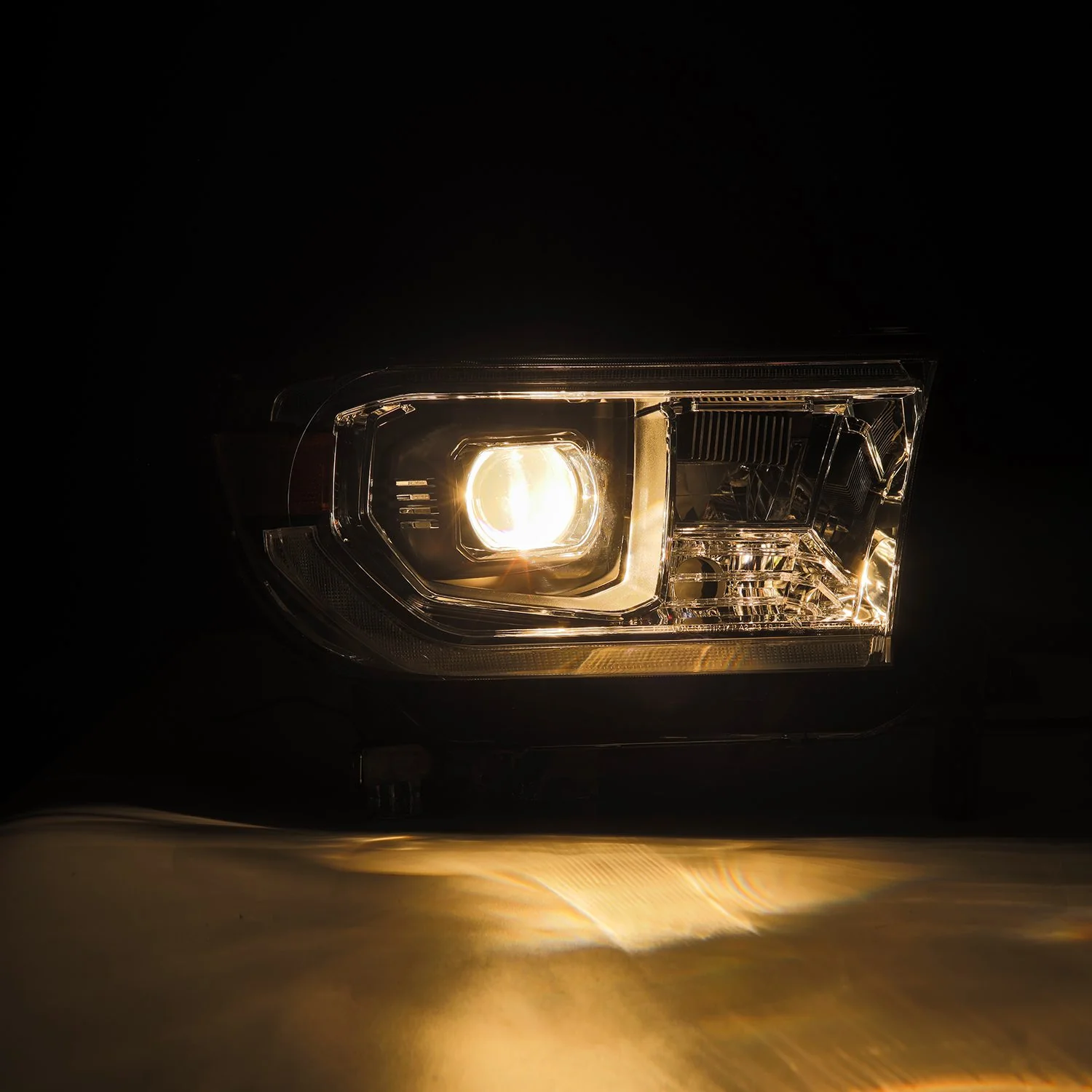 AlphaRex LED Projector Headlights Toyota Tacoma (07-13) [G2 Version LUXX Series - DRL Light Tube] Alpha-Black / Black / Chrome - Image 17