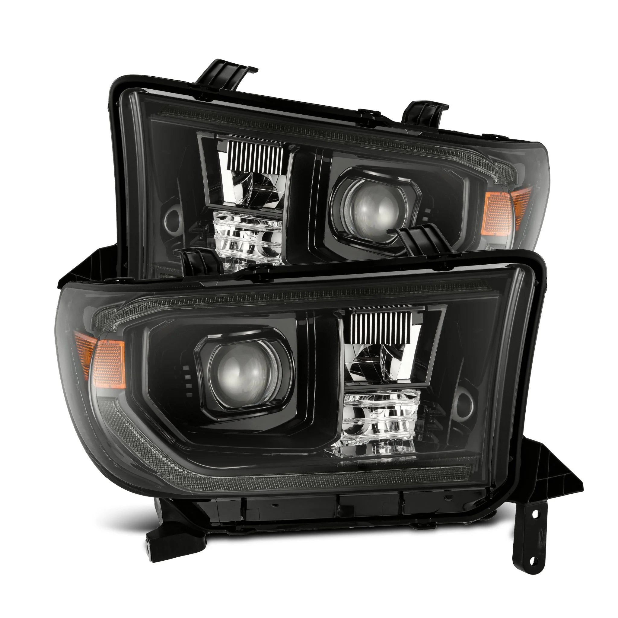 AlphaRex LED Projector Headlights Toyota Tacoma (07-13) [G2 Version LUXX Series - DRL Light Tube] Alpha-Black / Black / Chrome - Image 20