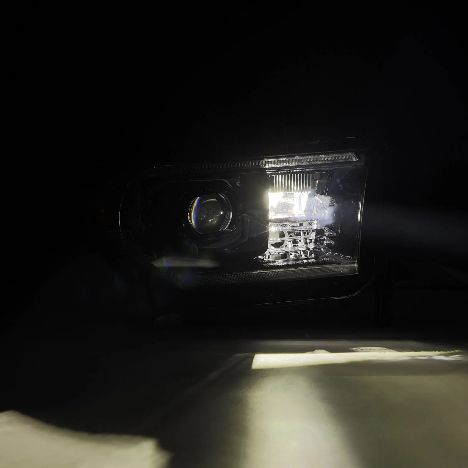 AlphaRex LED Projector Headlights Toyota Tacoma (07-13) [G2 Version LUXX Series - DRL Light Tube] Alpha-Black / Black / Chrome - Image 28