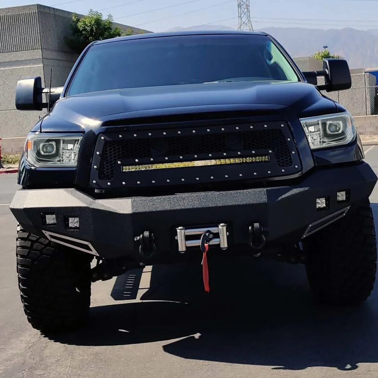 AlphaRex LED Projector Headlights Toyota Tacoma (07-13) [G2 Version LUXX Series - DRL Light Tube] Alpha-Black / Black / Chrome - Image 36
