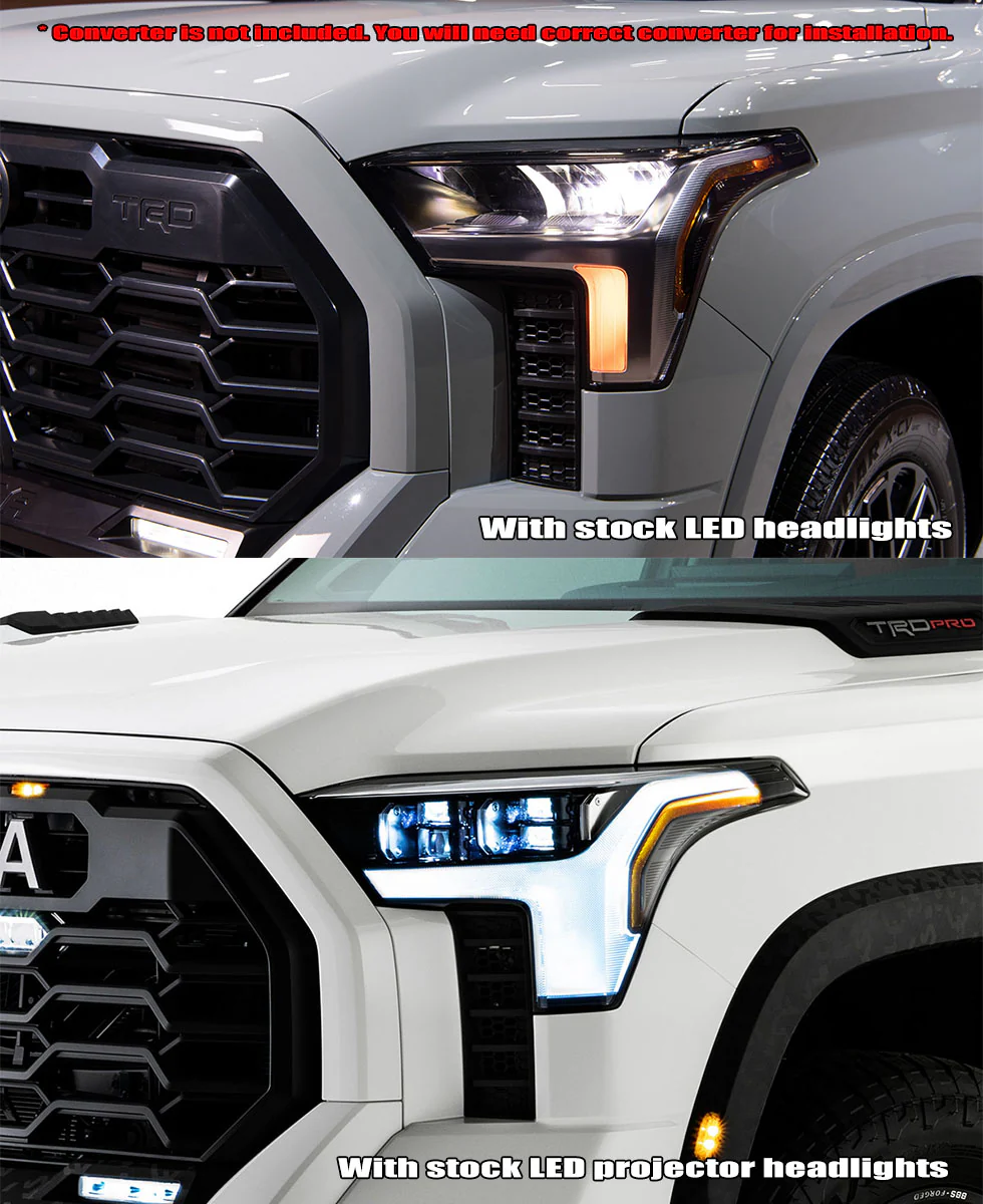 AlphaRex LED Projector Headlights Toyota Tundra/Sequoia (22-26) [NOVA Series w/ DRL] Alpha-Black or Black - Image 21