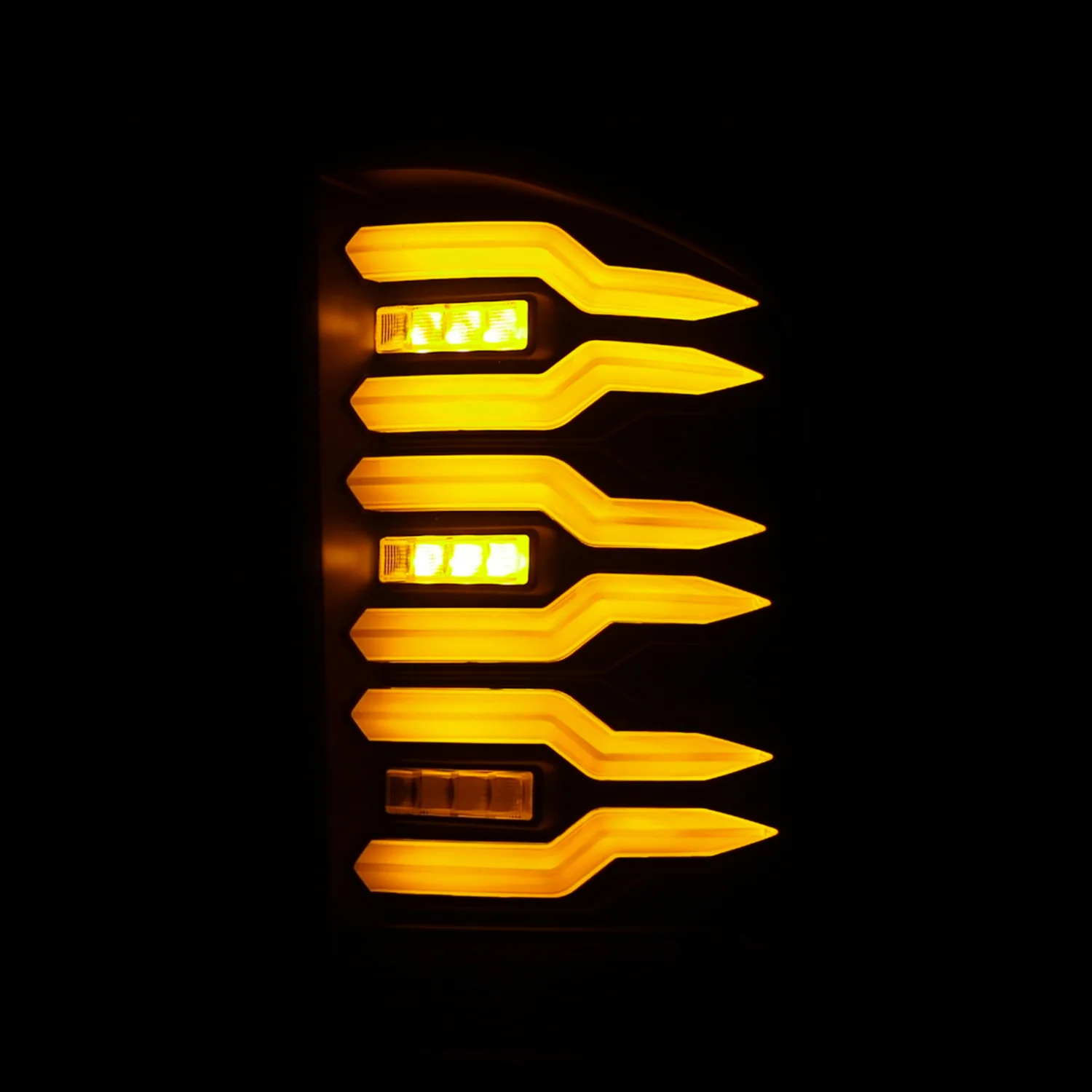 AlphaRex LED Tail Lights Chevy Silverado (07-13) LUXX Series - Black / Black-Red / Alpha-Black - Image 16