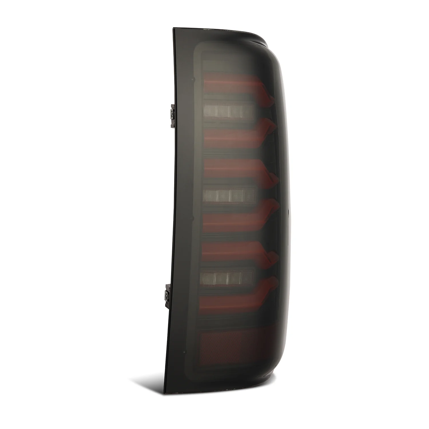 AlphaRex LED Tail Lights Chevy Silverado (07-13) LUXX Series - Black / Black-Red / Alpha-Black - Image 3