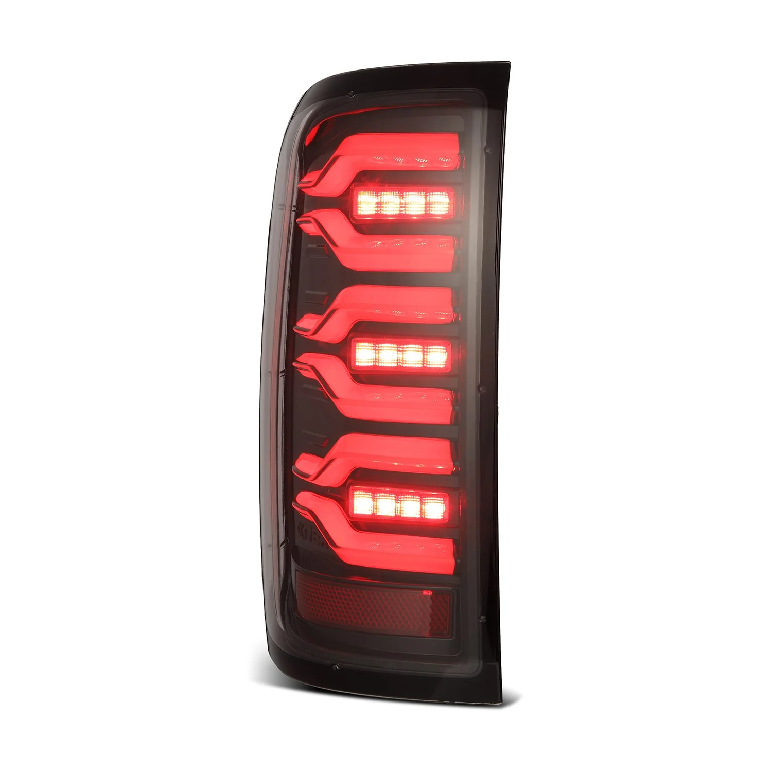 AlphaRex LED Tail Lights Chevy Silverado (14-18) LUXX Series - Black / Black-Red / Alpha-Black - Image 10