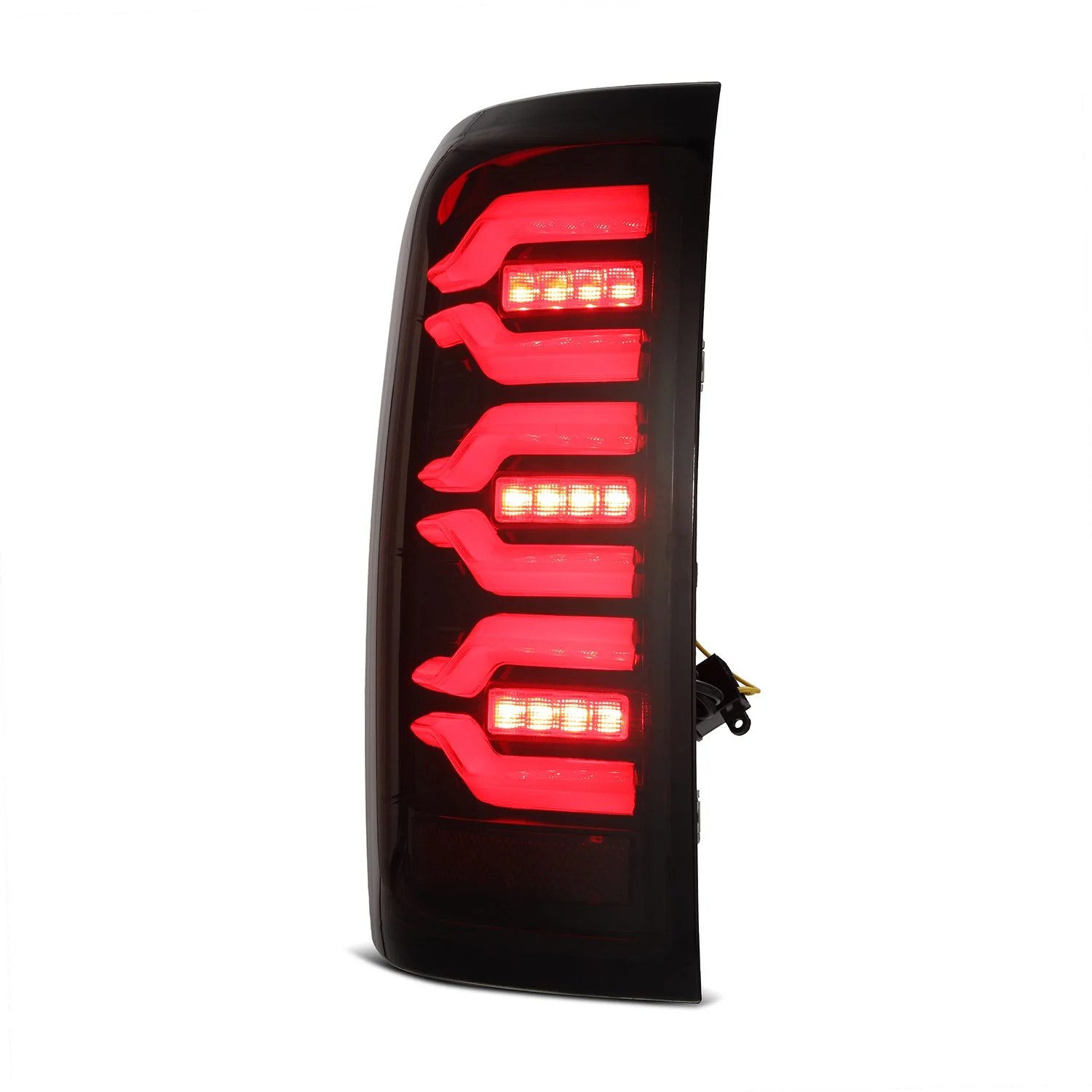 AlphaRex LED Tail Lights Chevy Silverado (14-18) LUXX Series - Black / Black-Red / Alpha-Black - Image 20