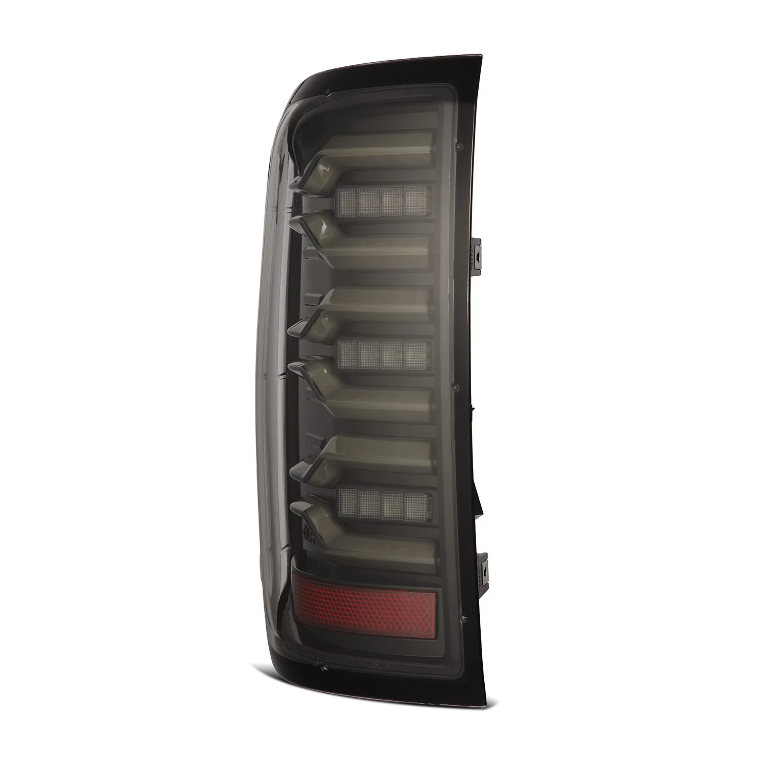 AlphaRex LED Tail Lights Chevy Silverado (14-18) LUXX Series - Black / Black-Red / Alpha-Black - Image 9