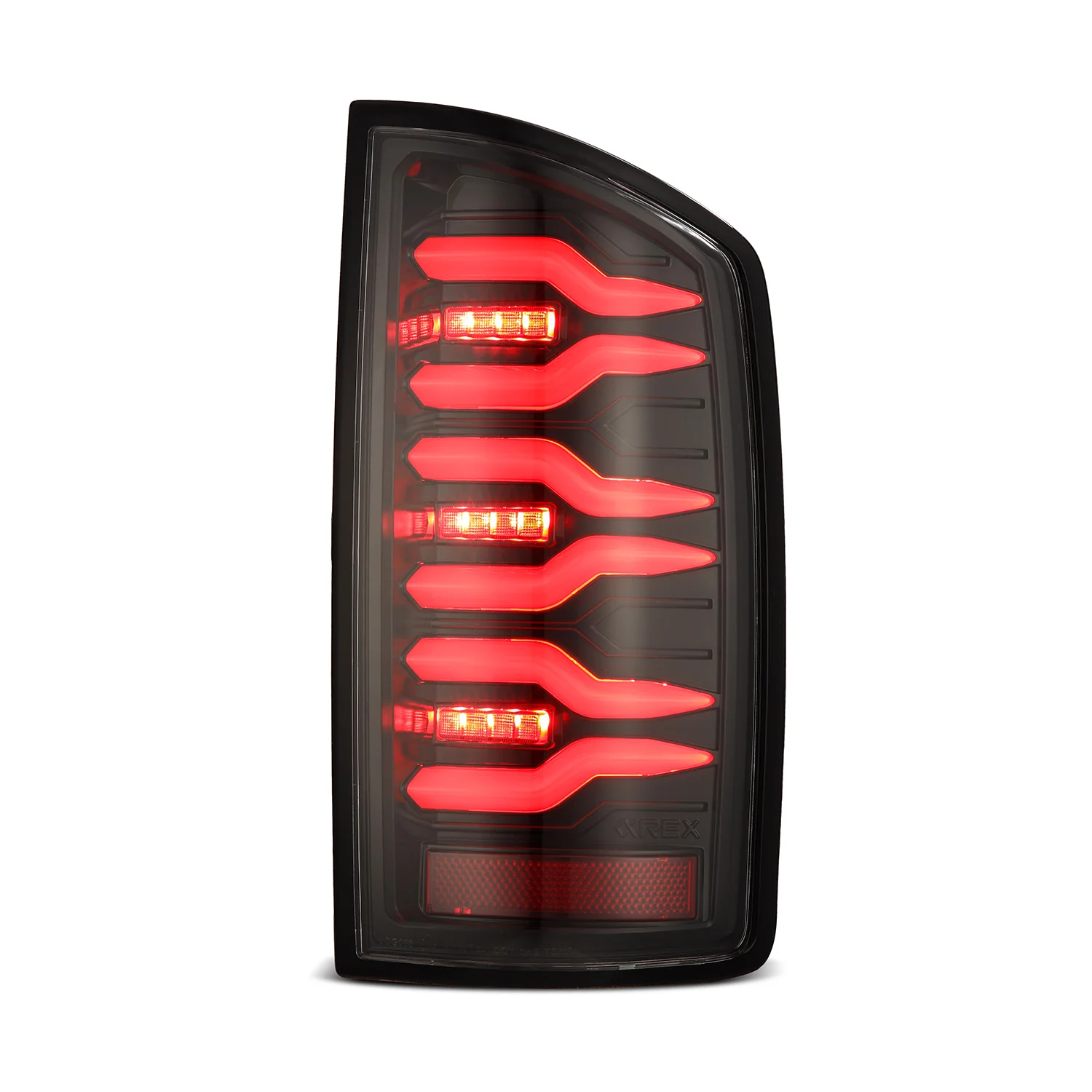 AlphaRex LED Tail Lights Dodge Ram (07-09) LUXX Series - Black / Black-Red / Alpha-Black - Image 14