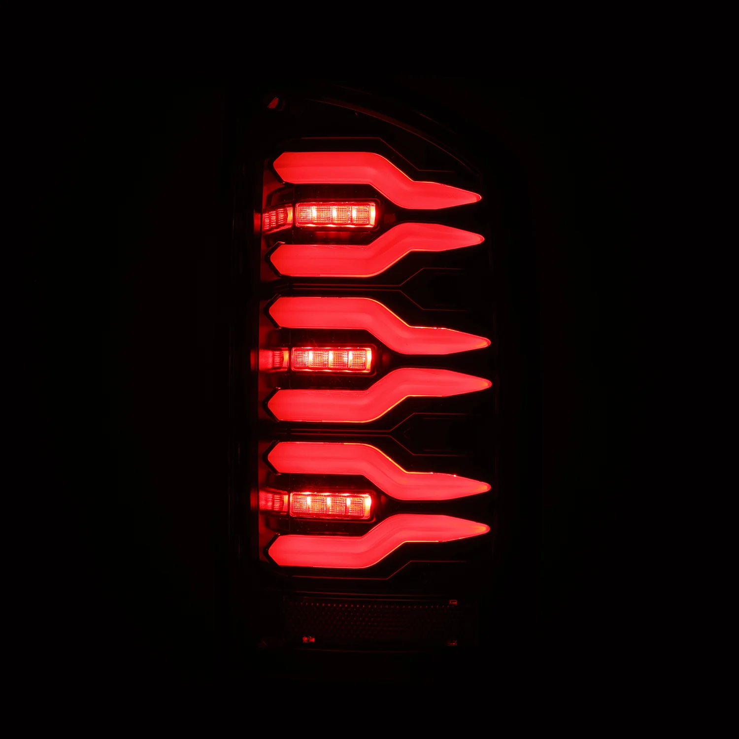 AlphaRex LED Tail Lights Dodge Ram (07-09) LUXX Series - Black / Black-Red / Alpha-Black - Image 17