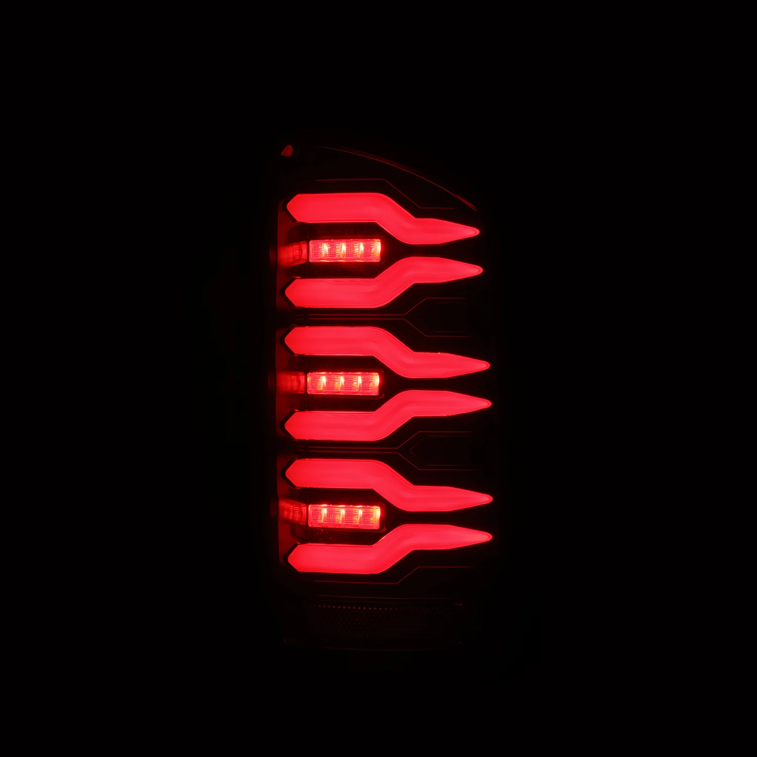 AlphaRex LED Tail Lights Dodge Ram (07-09) LUXX Series - Black / Black-Red / Alpha-Black - Image 28