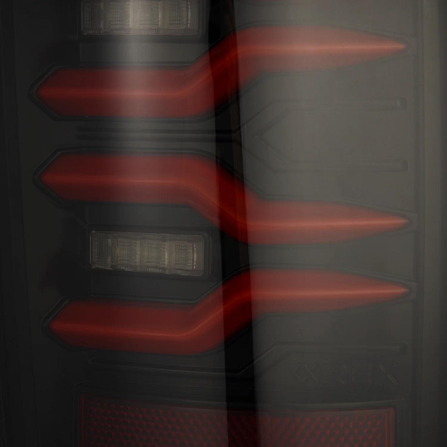 AlphaRex LED Tail Lights Dodge Ram (07-09) LUXX Series - Black / Black-Red / Alpha-Black - Image 31