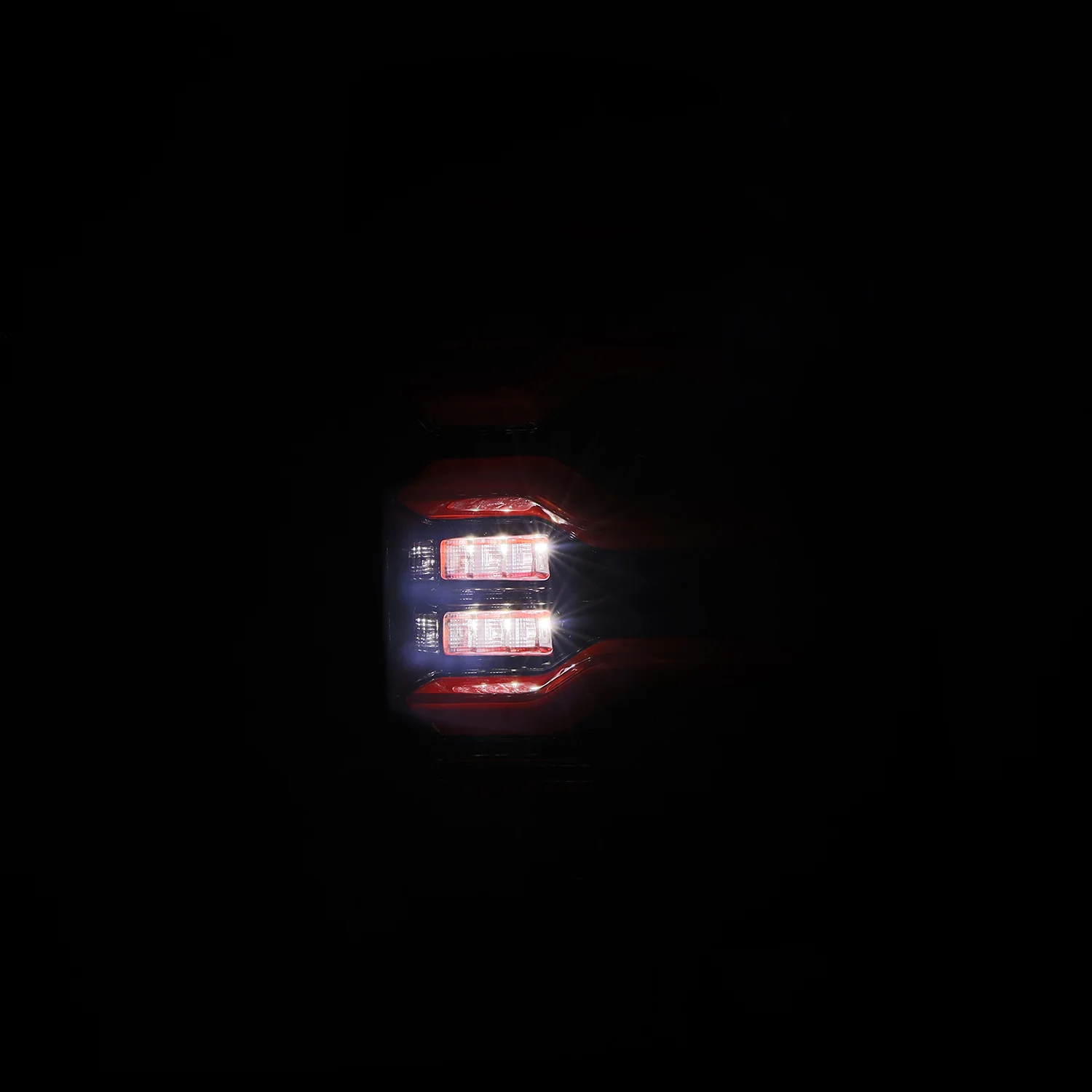 AlphaRex LED Tail Lights Dodge Ram (2009-2020) LUXX Series - Black-Red - Image 9