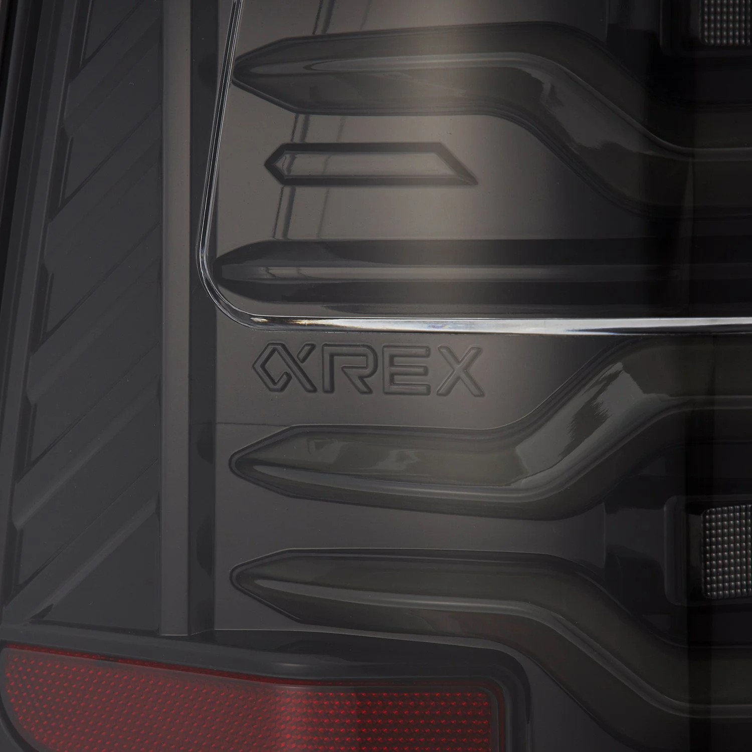 AlphaRex LED Tail Lights Dodge Ram (2019-2024) LUXX Series - Alpha-Black / Black / Black-Red - Image 7