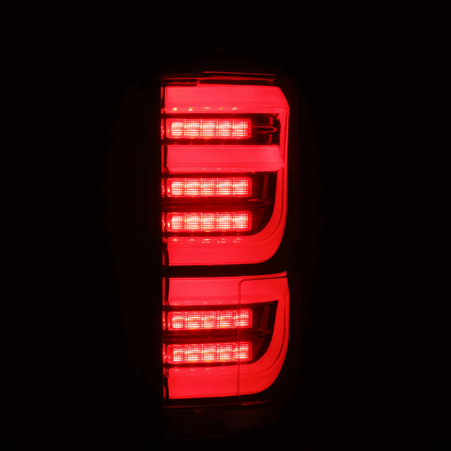AlphaRex LED Tail Lights Ford F150 (15-20) LUXX Series - Alpha-Black / Black / Black-Red - Image 29