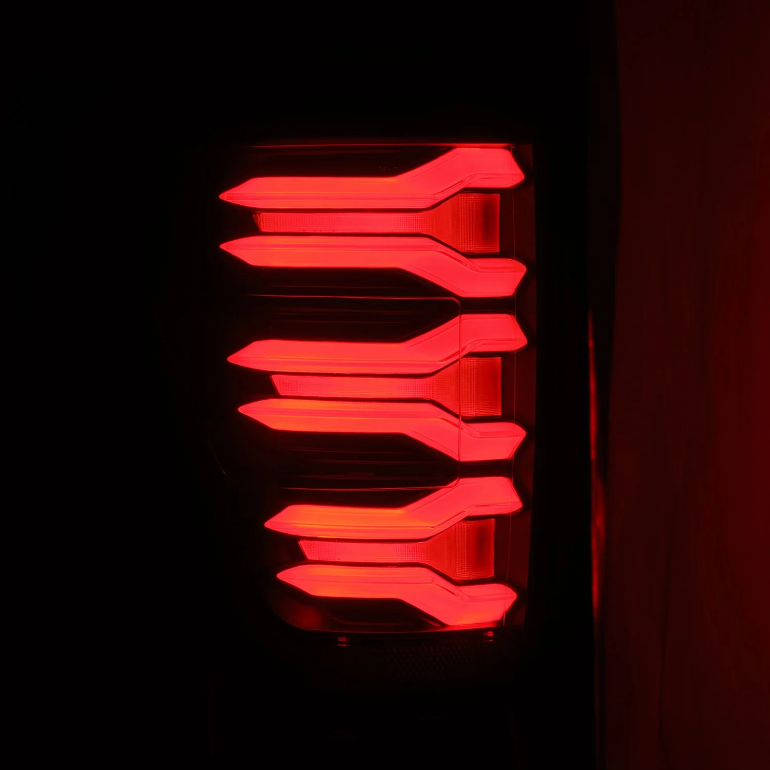 AlphaRex LED Tail Lights Ford F150 (21-23) LUXX Series - Alpha-Black / Black / Black-Red - Image 21
