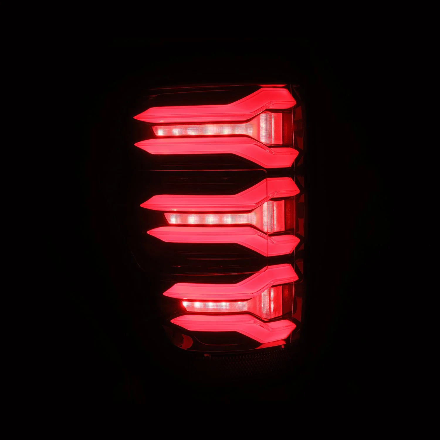 AlphaRex LED Tail Lights Ford F150 (21-23) LUXX Series - Alpha-Black / Black / Black-Red - Image 31