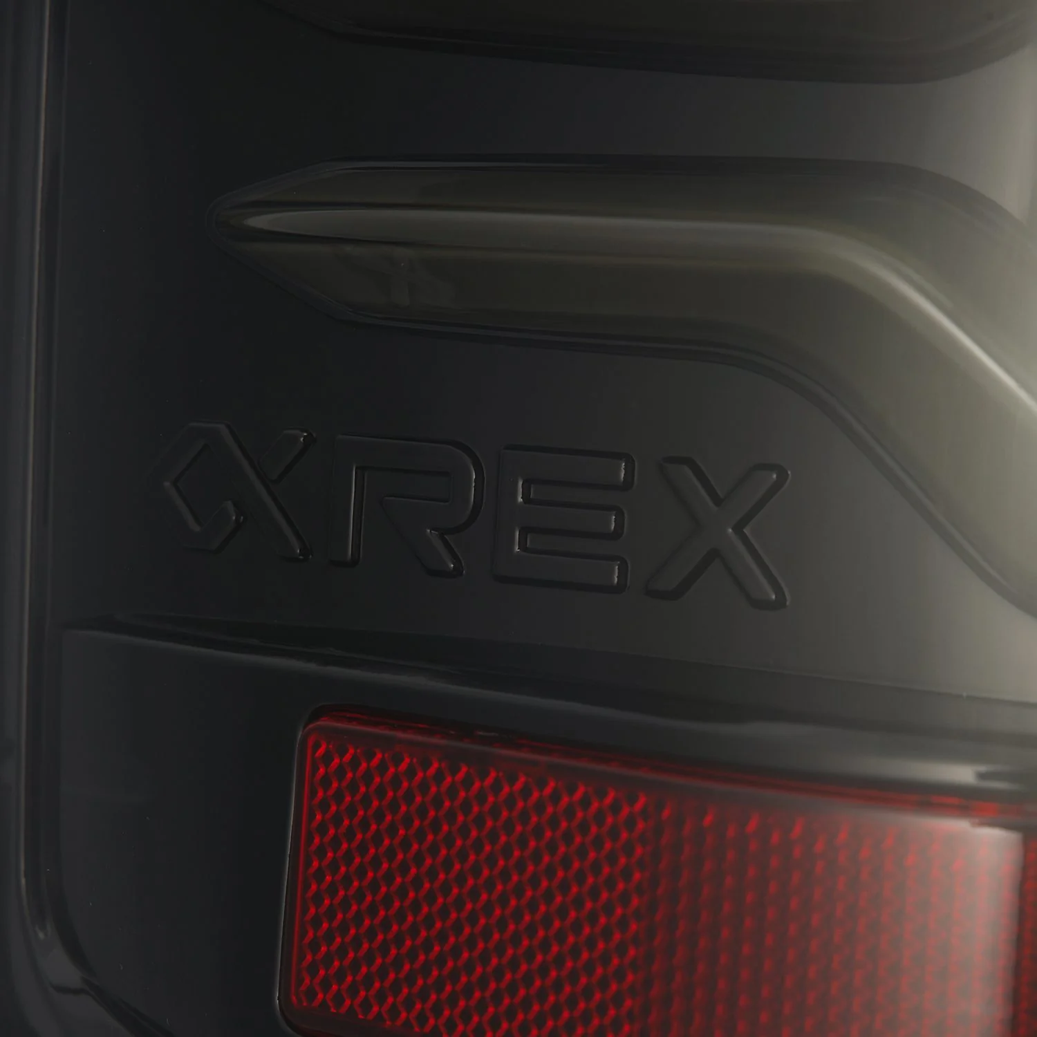 AlphaRex LED Tail Lights GMC Sierra (14-18) LUXX Series - Alpha-Black / Black / Black-Red - Image 4