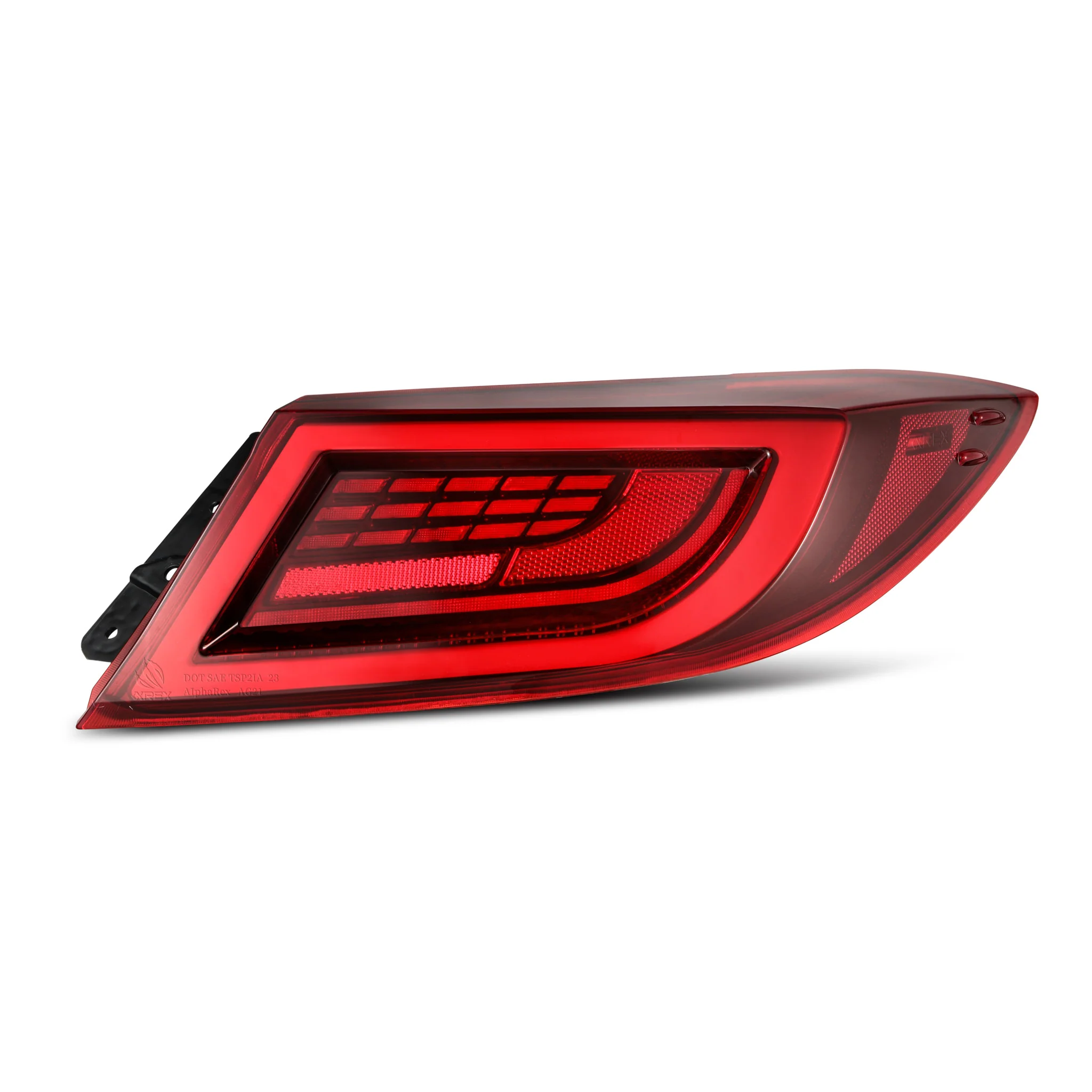 AlphaRex LED Tail Lights Subaru BRZ & Toyota GR86 (2021-2025) LUXX Series - Black Smoke / Vivid Red / Alpha-Black - Image 17