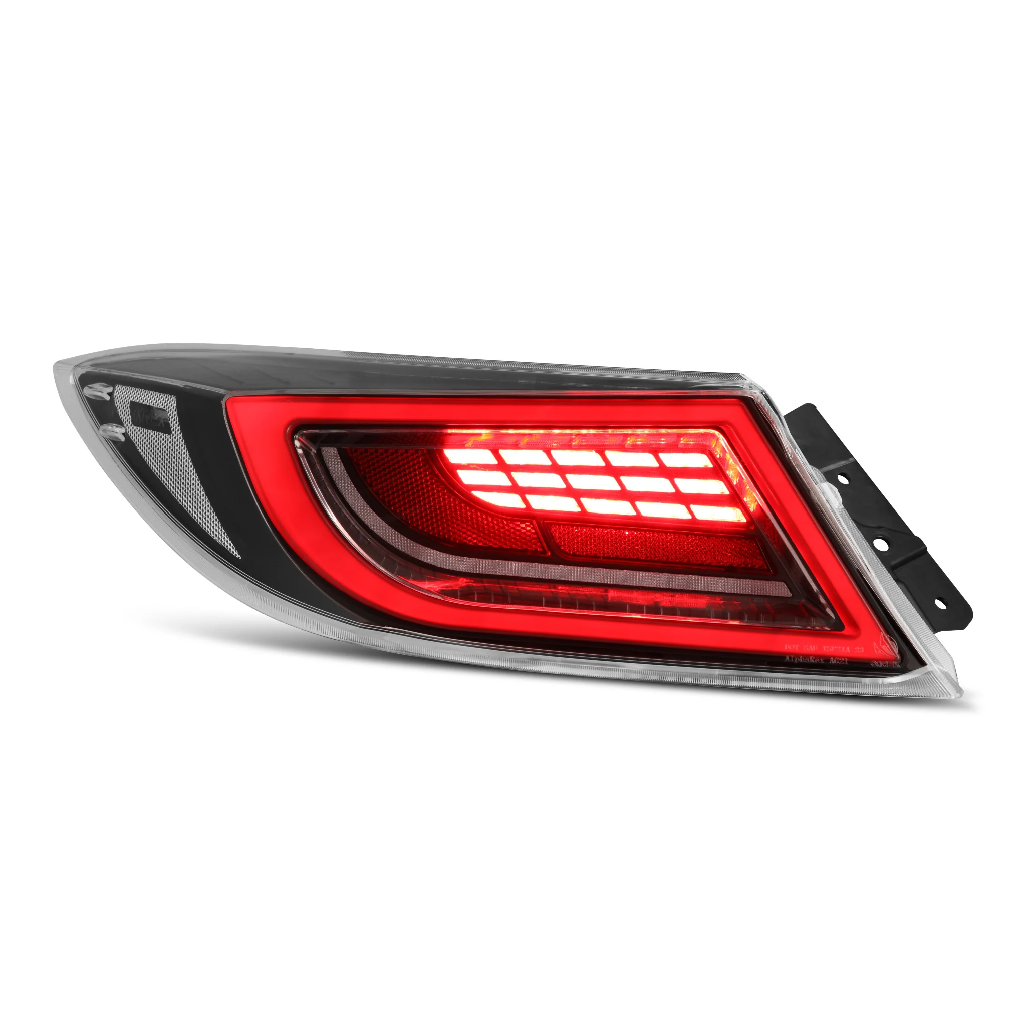 AlphaRex LED Tail Lights Subaru BRZ & Toyota GR86 (2021-2025) LUXX Series - Black Smoke / Vivid Red / Alpha-Black - Image 28