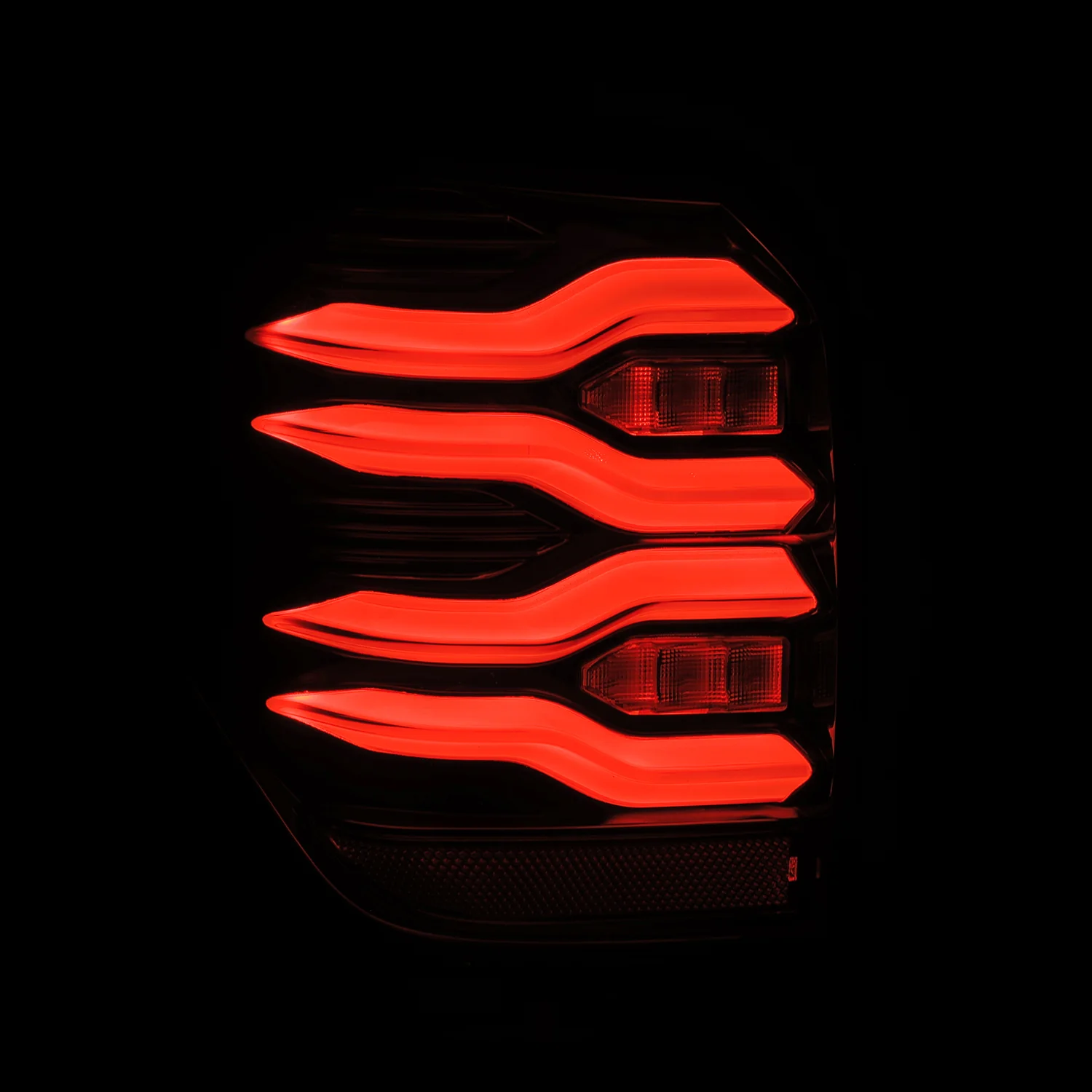 AlphaRex LED Tail Lights Toyota 4Runner (10-23) LUXX Series - Alpha-Black / Black / Black-Red - Image 13