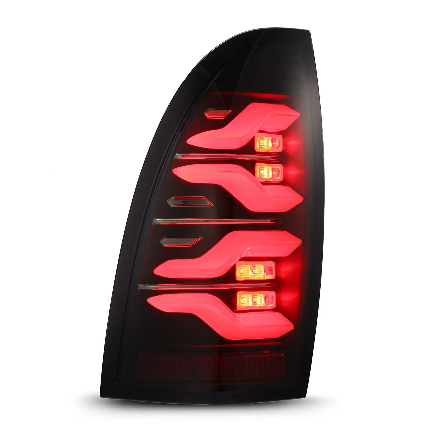 AlphaRex LED Tail Lights Toyota Tacoma (05-15) LUXX Series - Black / Red / Alpha-Black - Image 19