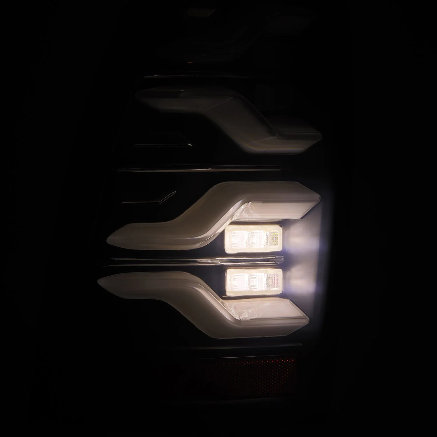 AlphaRex LED Tail Lights Toyota Tacoma (05-15) LUXX Series - Black / Red / Alpha-Black - Image 23