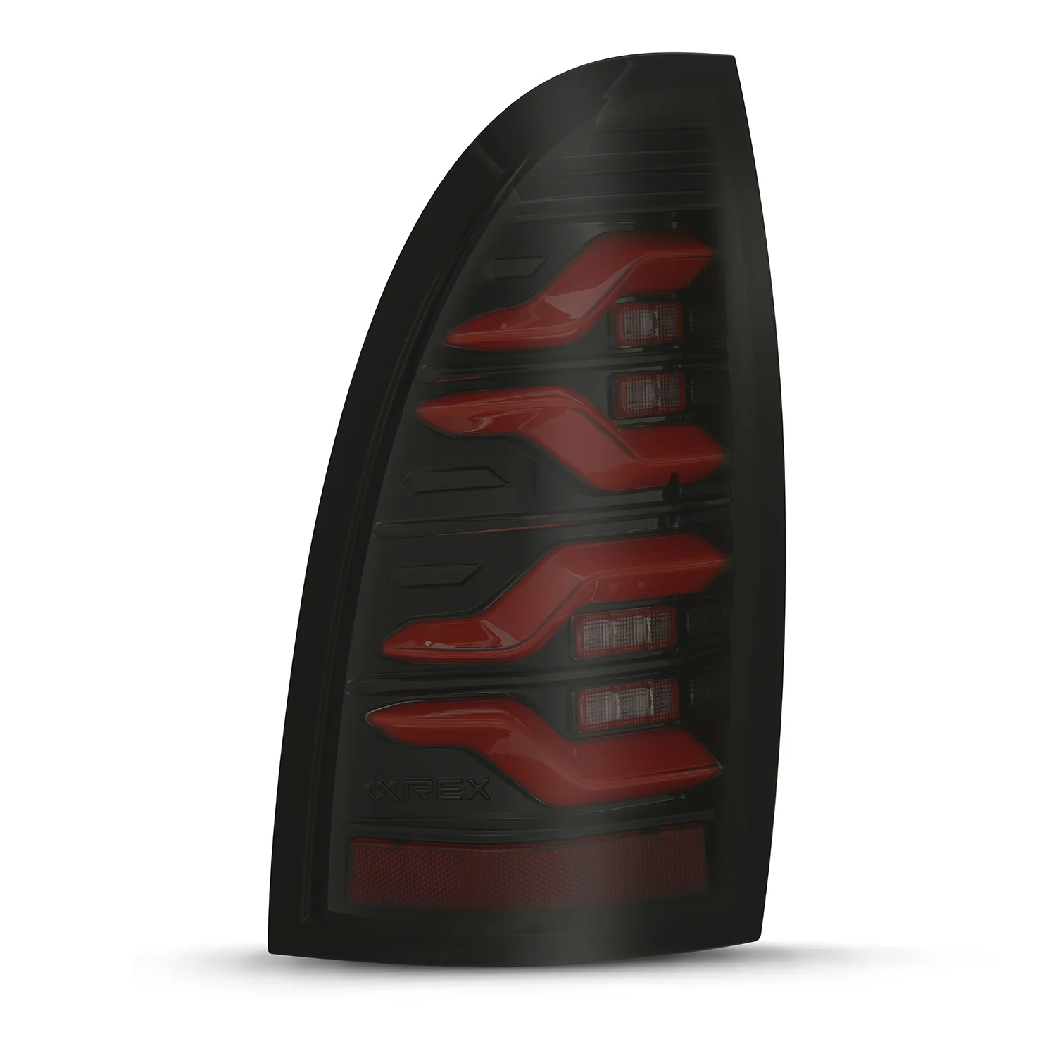 AlphaRex LED Tail Lights Toyota Tacoma (05-15) LUXX Series - Black / Red / Alpha-Black - Image 25