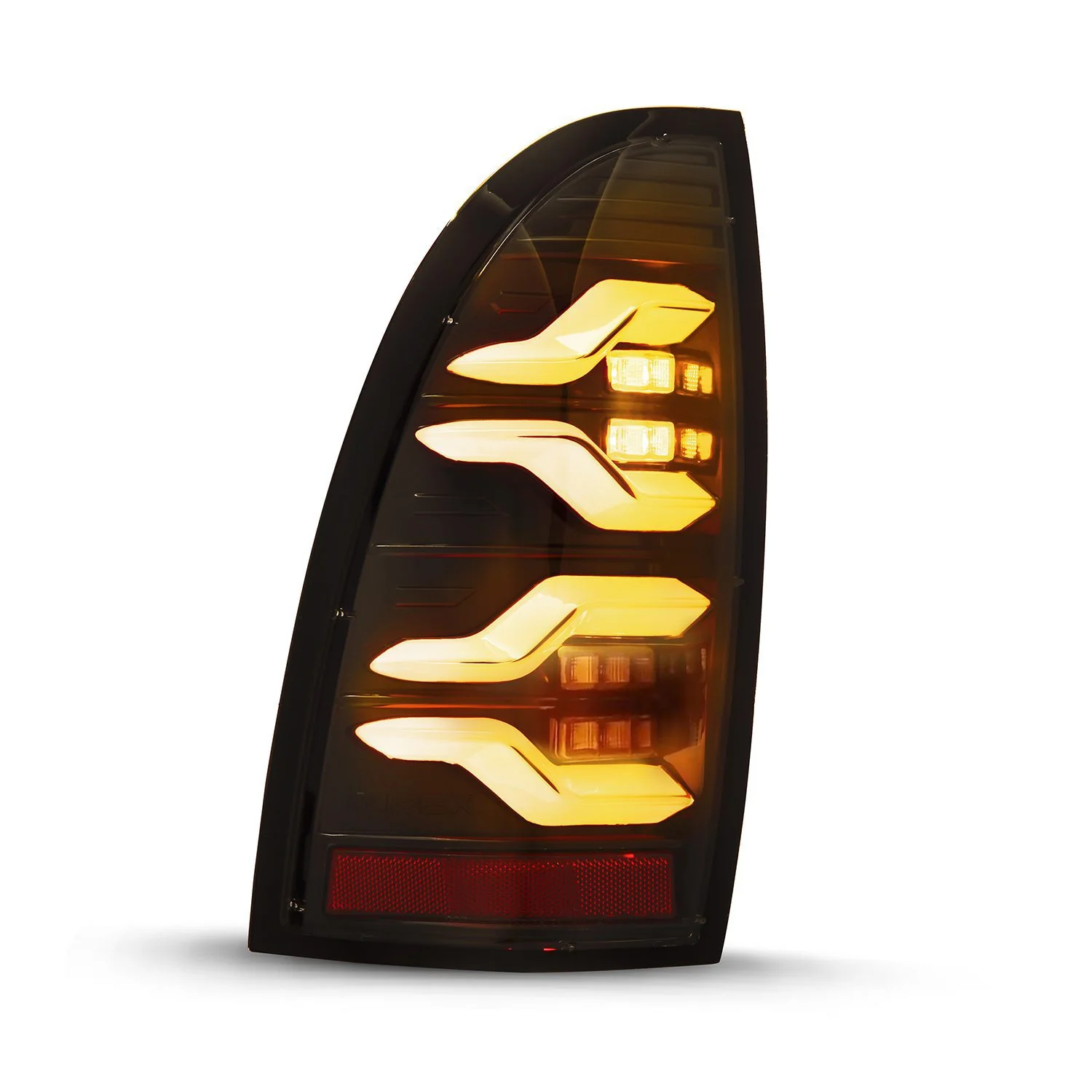 AlphaRex LED Tail Lights Toyota Tacoma (05-15) LUXX Series - Black / Red / Alpha-Black - Image 4