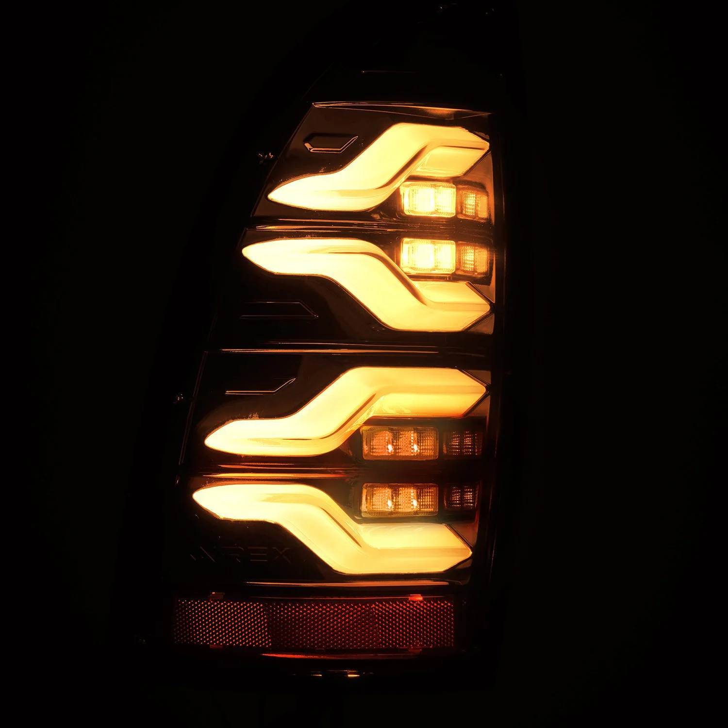 AlphaRex LED Tail Lights Toyota Tacoma (05-15) LUXX Series - Black / Red / Alpha-Black - Image 5
