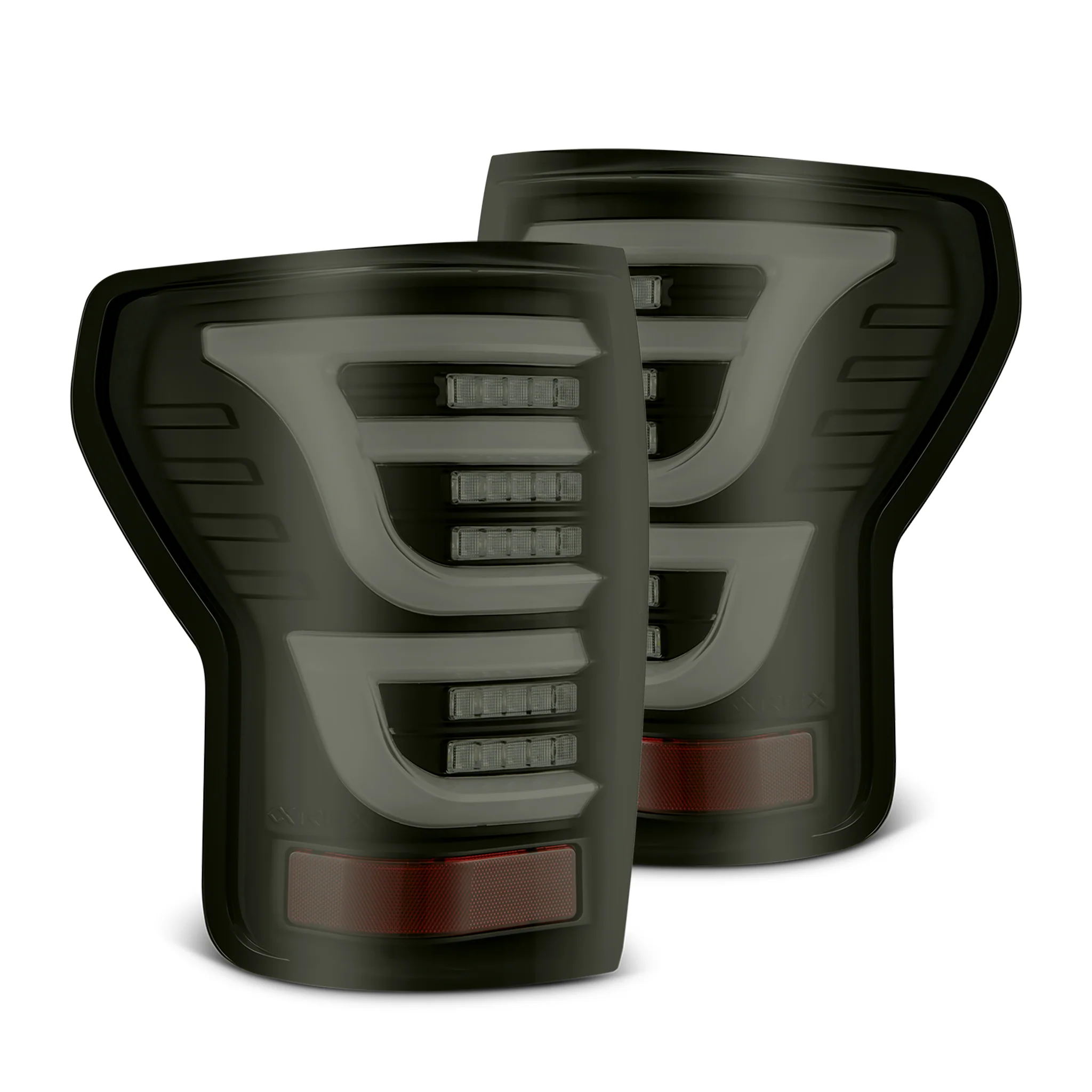 AlphaRex LED Tail Lights Toyota Tundra (07-13) LUXX Series - Black / Black-Red / Alpha-Black