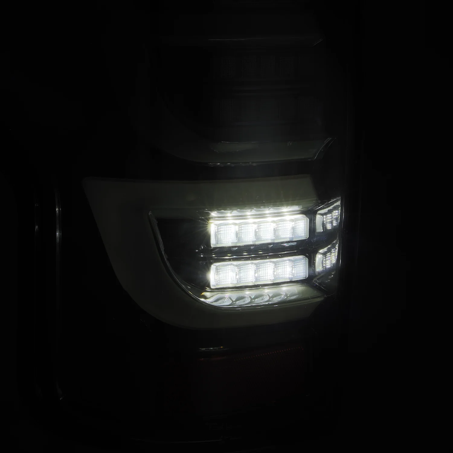 AlphaRex LED Tail Lights Toyota Tundra (07-13) LUXX Series - Black / Black-Red / Alpha-Black - Image 17