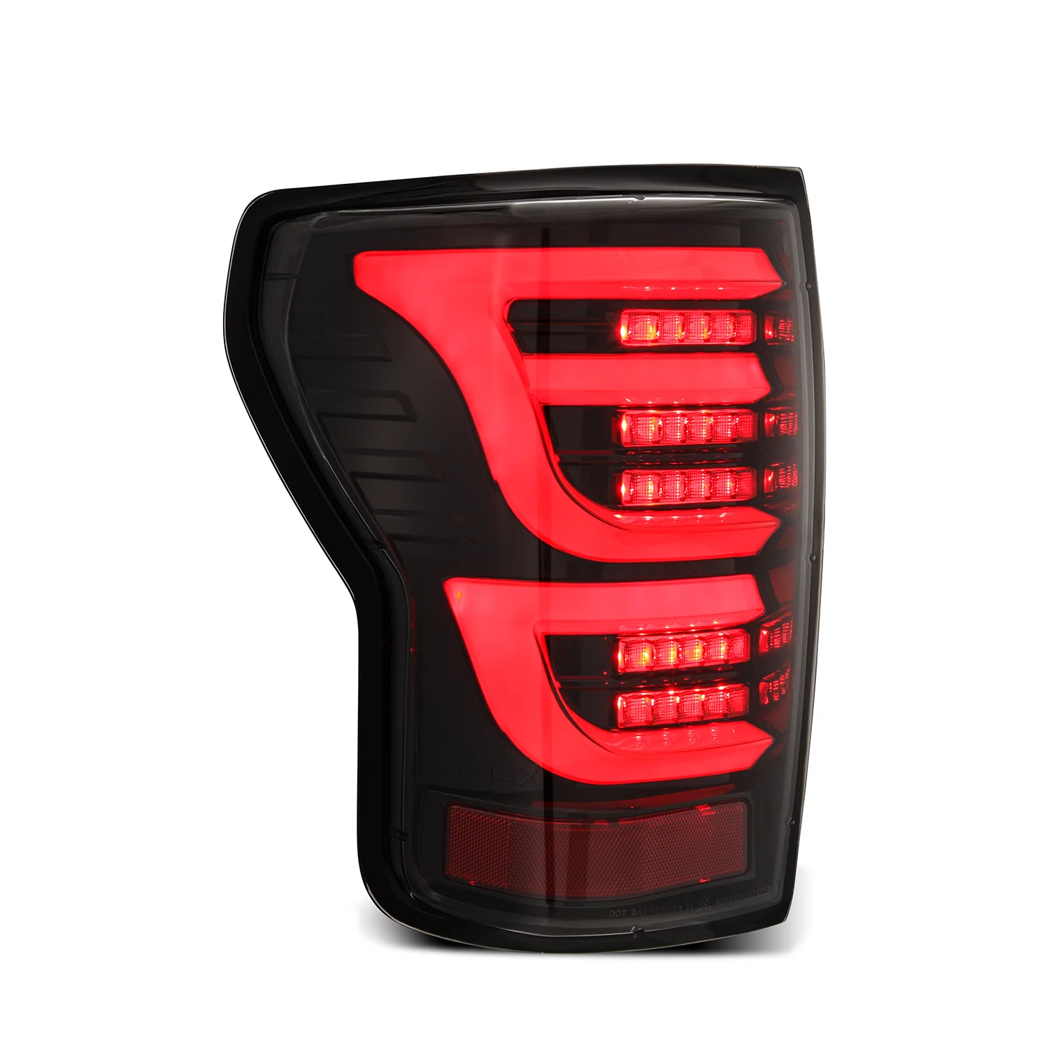 AlphaRex LED Tail Lights Toyota Tundra (07-13) LUXX Series - Black / Black-Red / Alpha-Black - Image 20