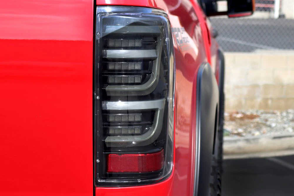 AlphaRex LED Tail Lights Toyota Tundra (07-13) LUXX Series - Black / Black-Red / Alpha-Black - Image 25
