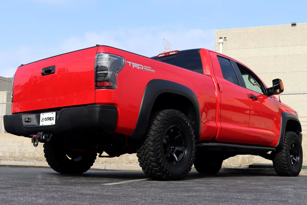 AlphaRex LED Tail Lights Toyota Tundra (07-13) LUXX Series - Black / Black-Red / Alpha-Black - Image 26