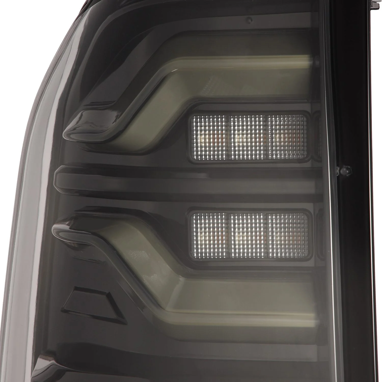 AlphaRex LED Tail Lights Toyota Tundra (14-21) LUXX Series - Black  / Black-Red / Alpha-Black - Image 12
