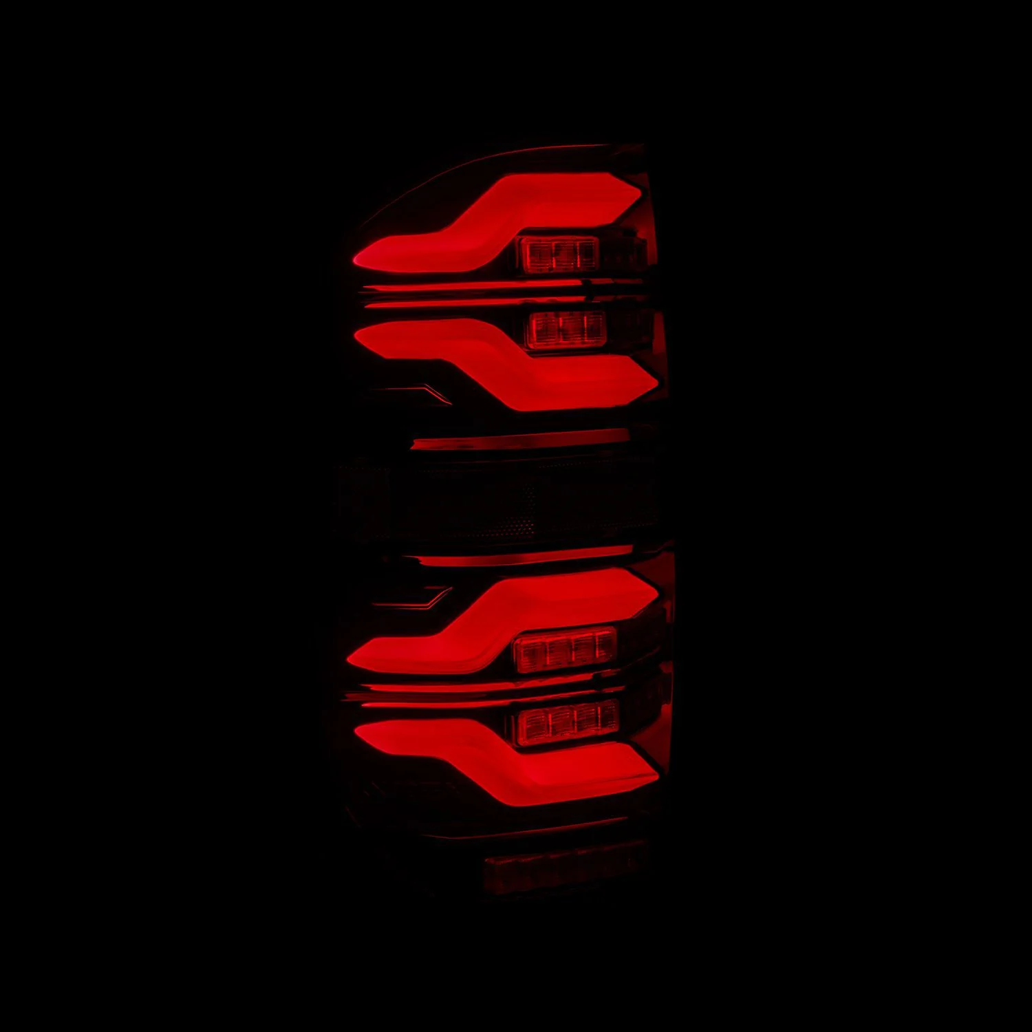 AlphaRex LED Tail Lights Toyota Tundra (14-21) LUXX Series - Black  / Black-Red / Alpha-Black - Image 16