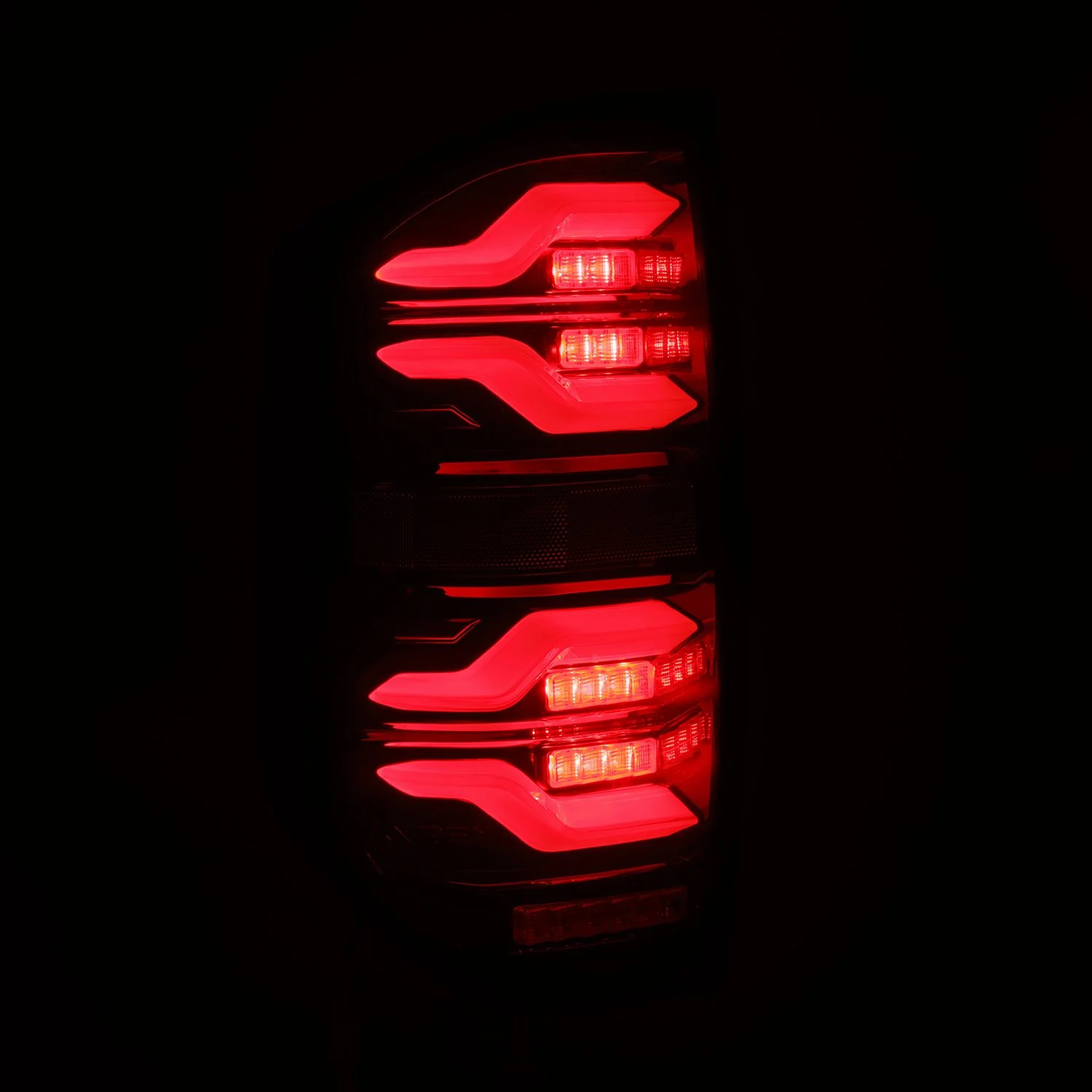 AlphaRex LED Tail Lights Toyota Tundra (14-21) LUXX Series - Black  / Black-Red / Alpha-Black - Image 17