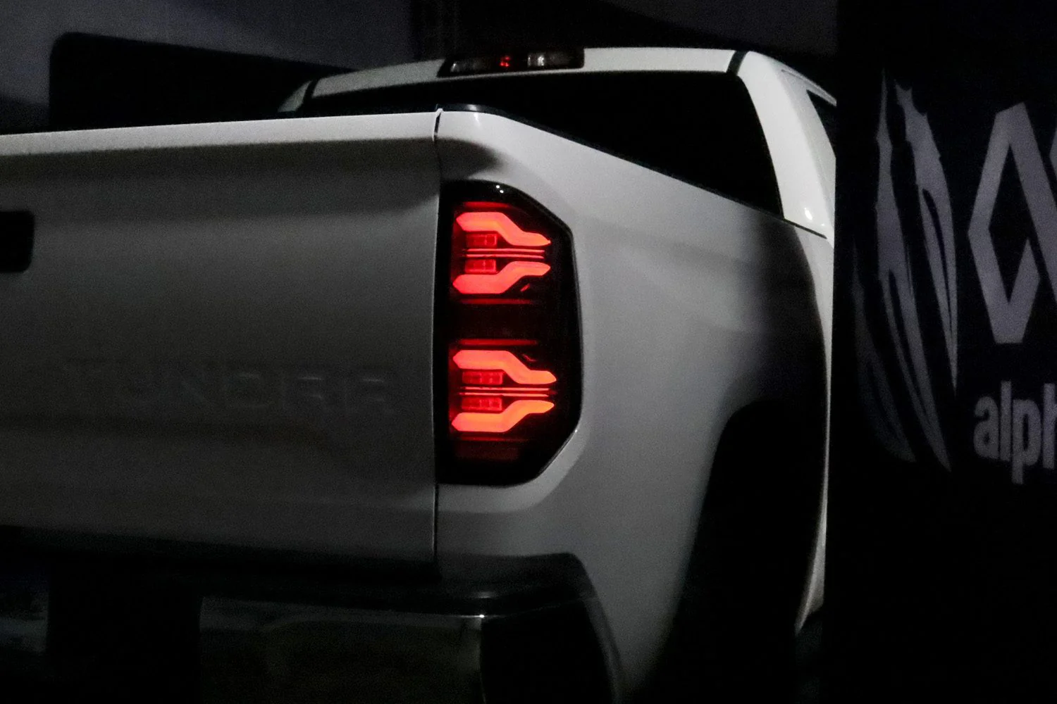 AlphaRex LED Tail Lights Toyota Tundra (14-21) LUXX Series - Black  / Black-Red / Alpha-Black - Image 26